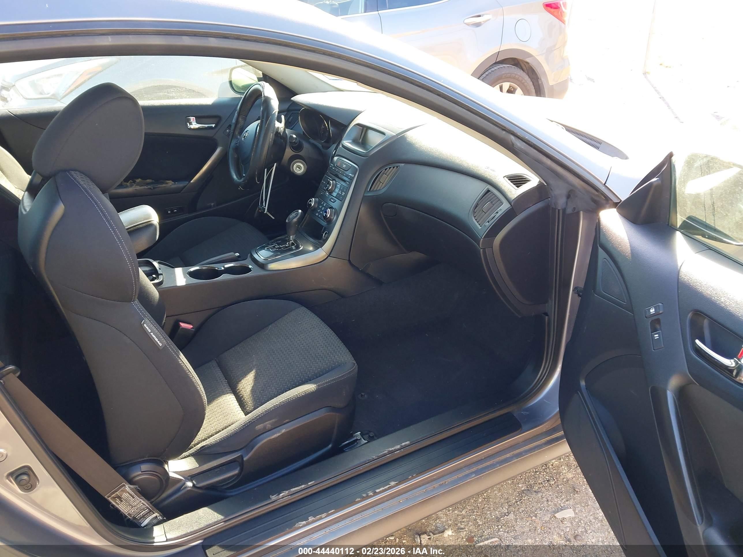 2012 Hyundai Genesis 2.0t Серый vin: KMHHT6KD6CU069796