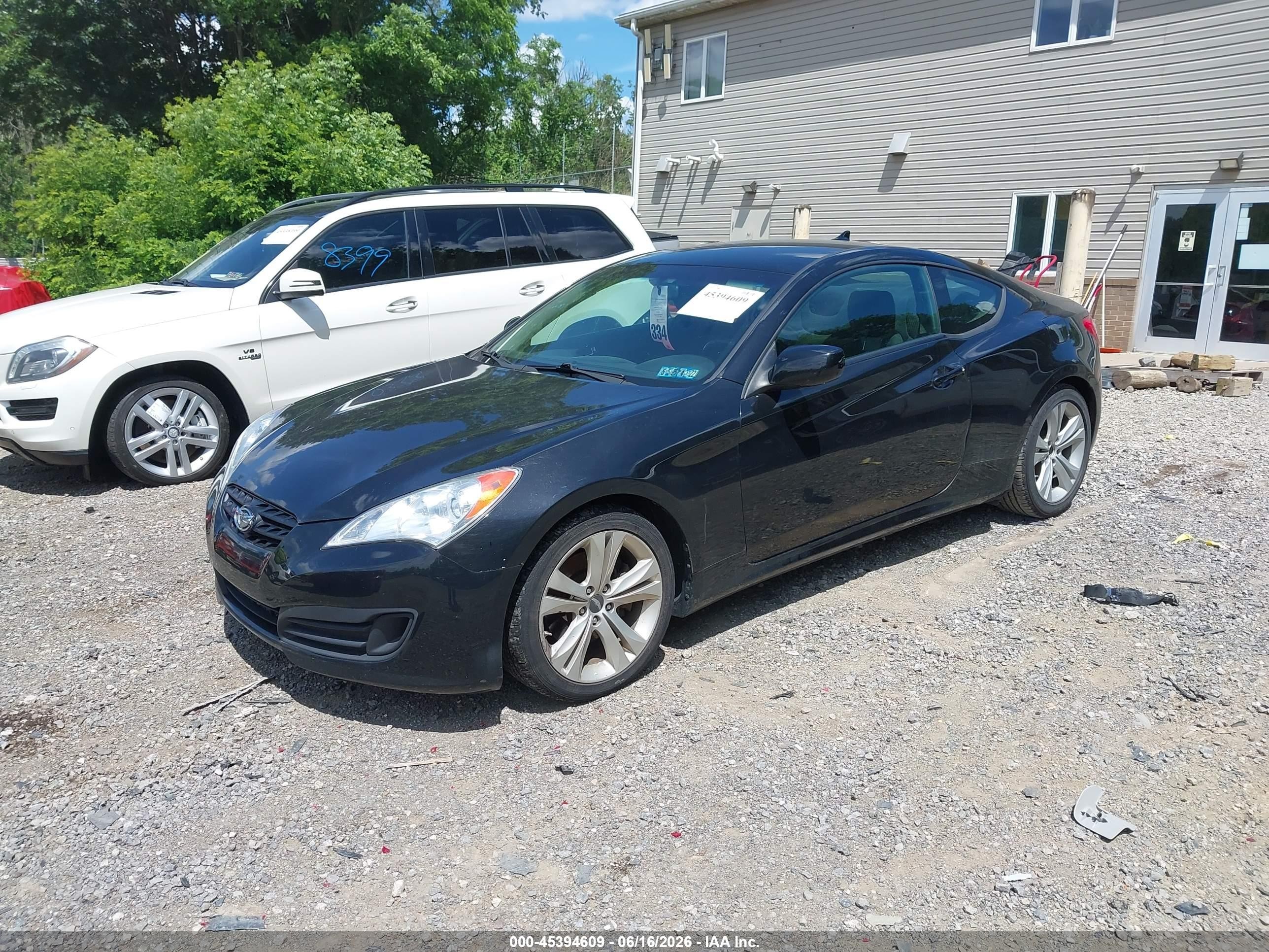 2012 Hyundai Genesis 2.0t Black vin: KMHHT6KD6CU071760