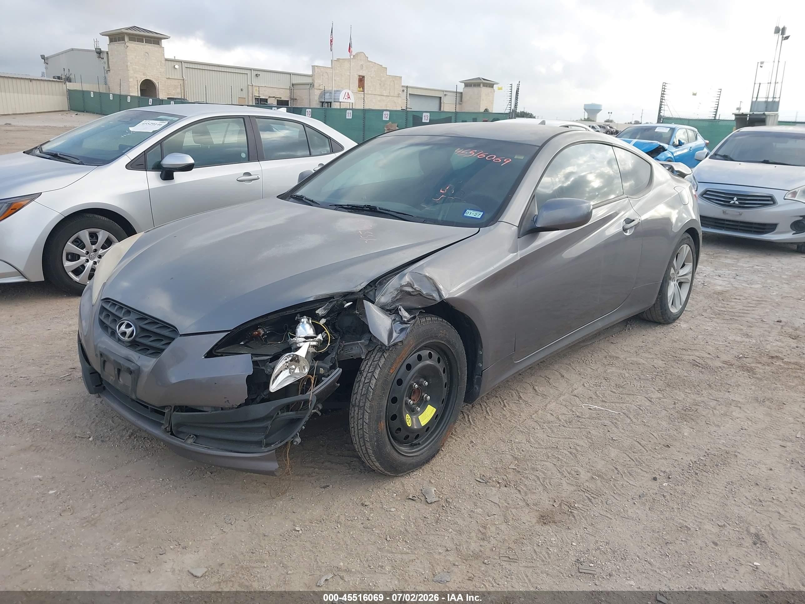 2012 Hyundai Genesis 2.0t Gray vin: KMHHT6KD6CU072617