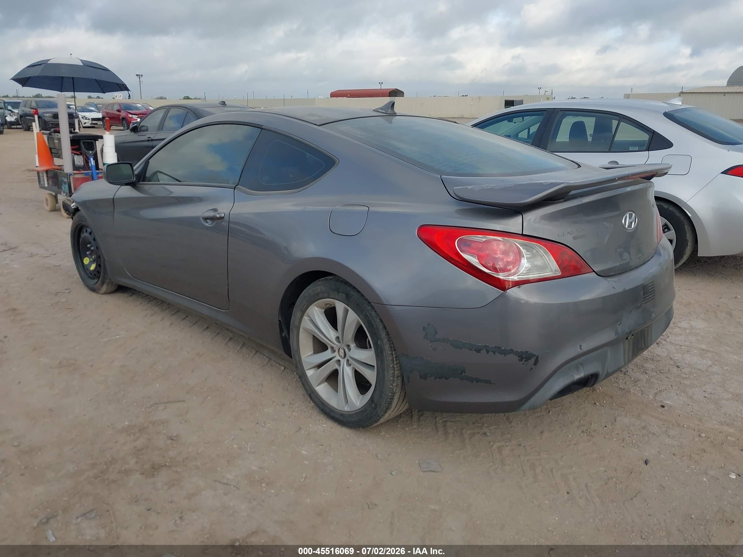 2012 Hyundai Genesis 2.0t Gray vin: KMHHT6KD6CU072617