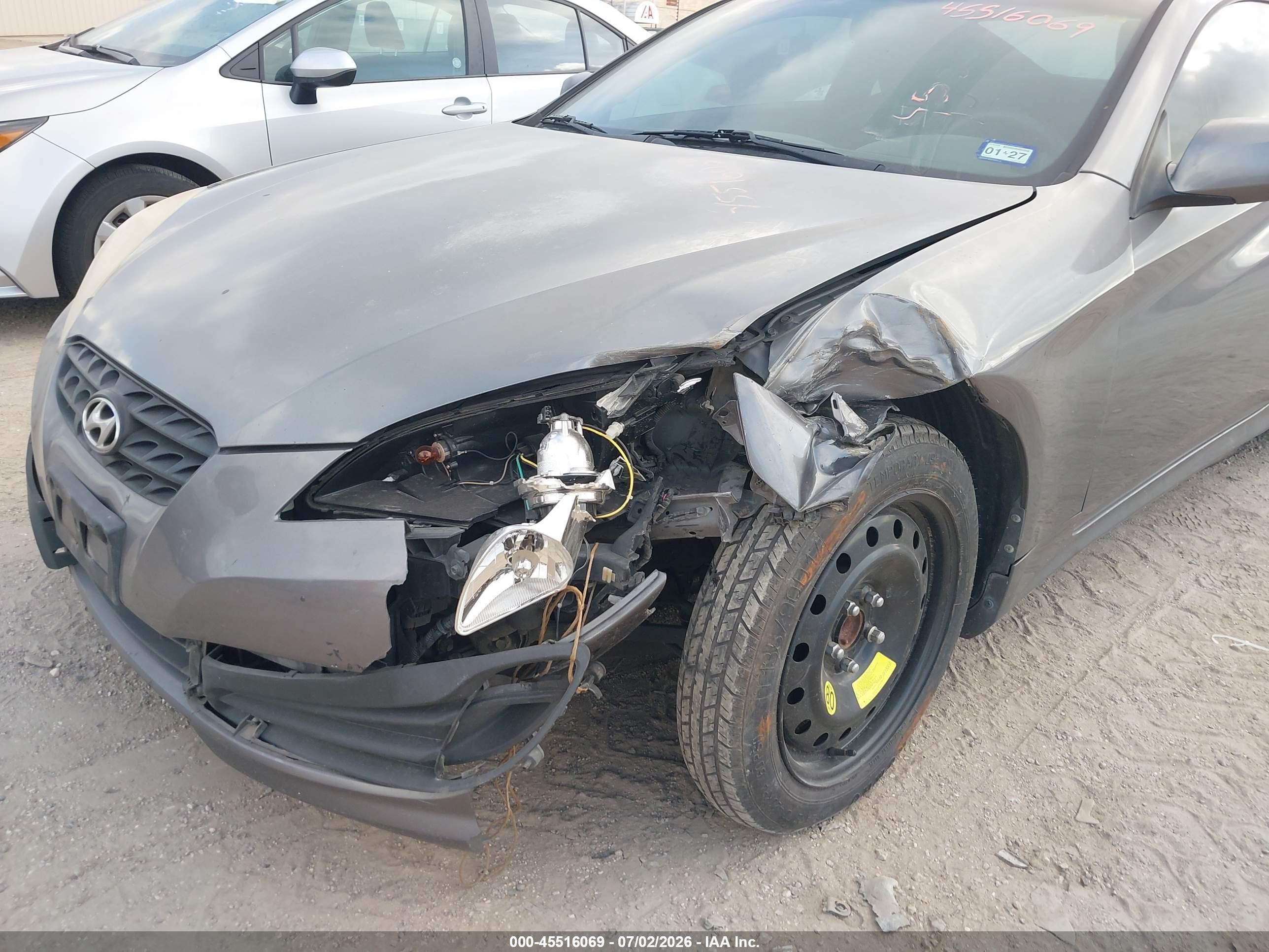 2012 Hyundai Genesis 2.0t Gray vin: KMHHT6KD6CU072617