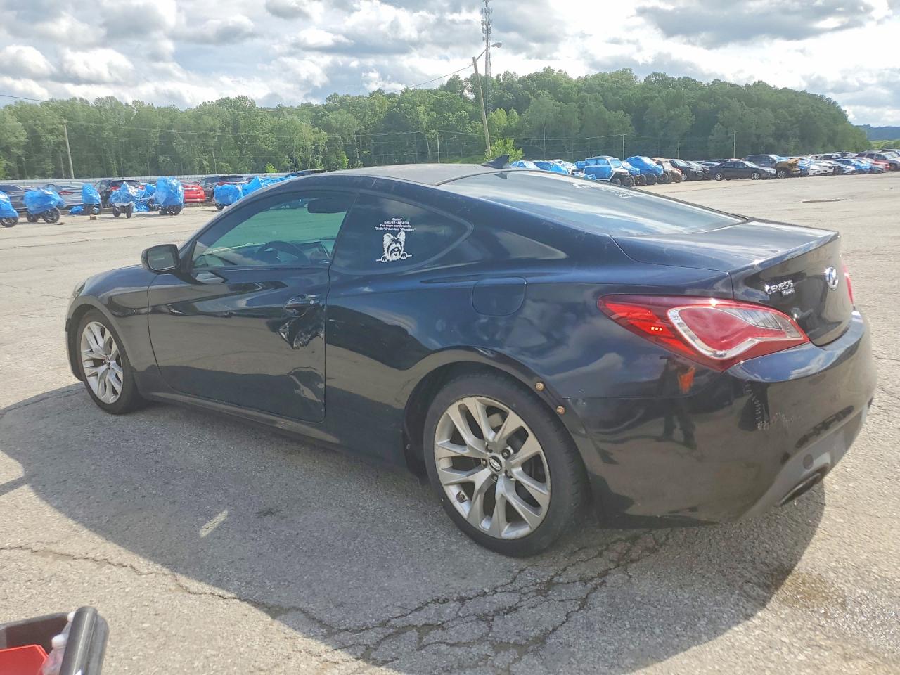 2013 Hyundai Genesis Coupe 2.0t Black vin: KMHHT6KD6DU080511