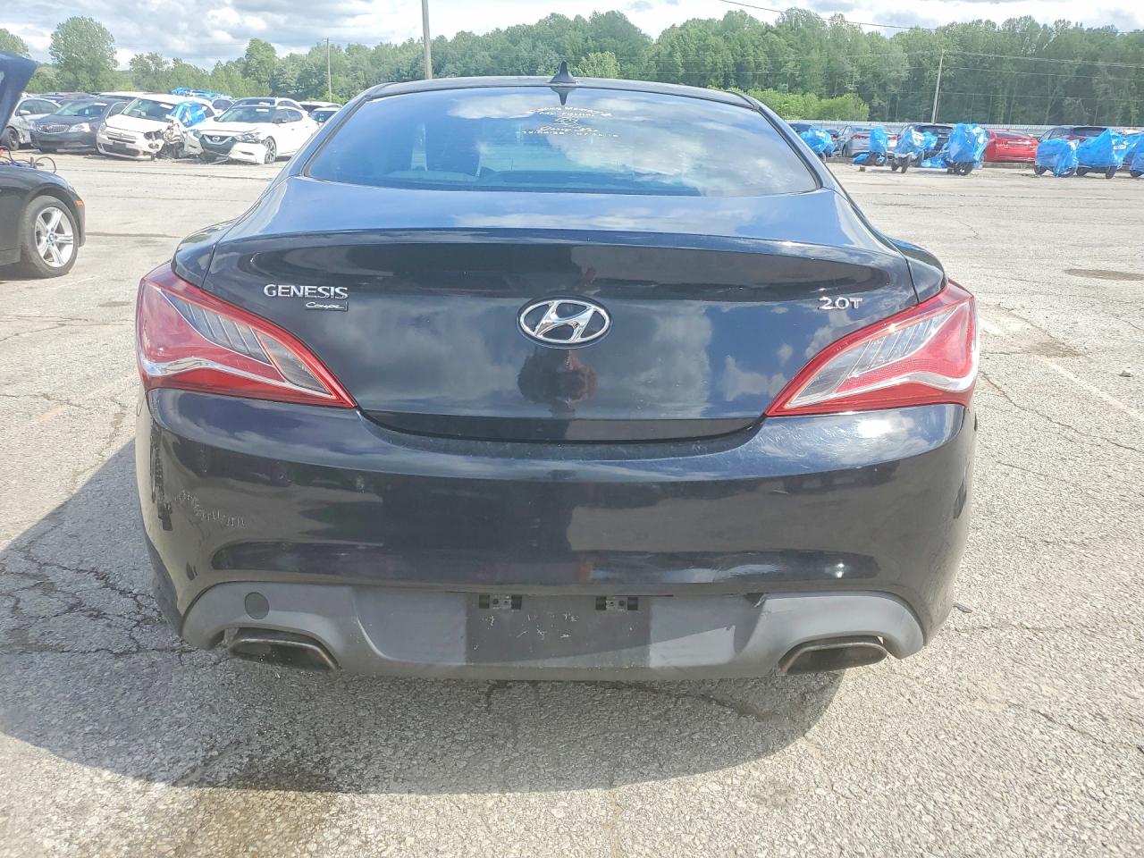 2013 Hyundai Genesis Coupe 2.0t Black vin: KMHHT6KD6DU080511