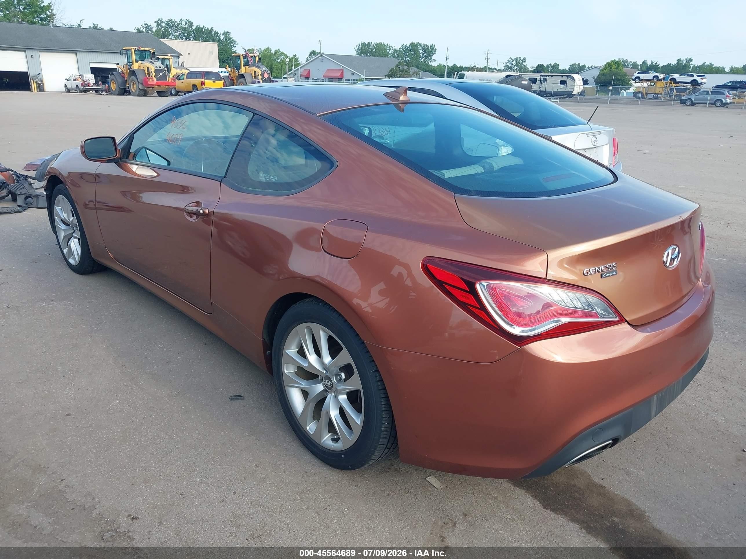 2013 Hyundai Genesis 2.0t Premium Orange vin: KMHHT6KD6DU082100