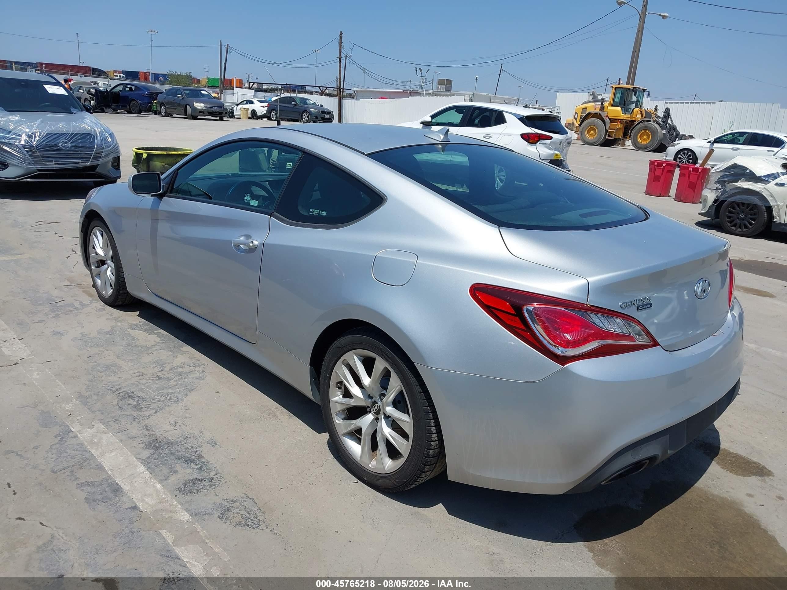 2013 Hyundai Genesis 2.0t Silver vin: KMHHT6KD6DU086146