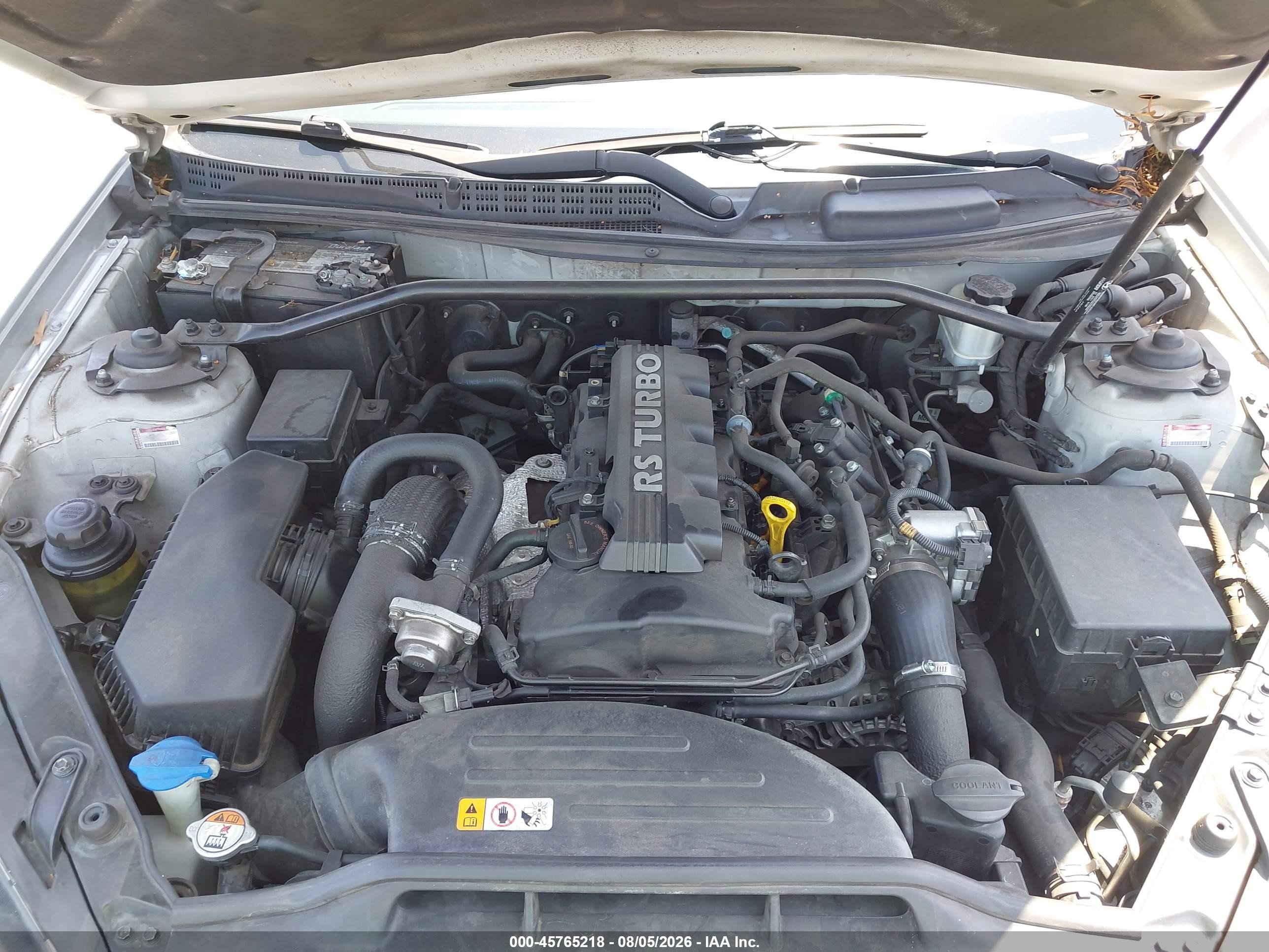 2013 Hyundai Genesis 2.0t Silver vin: KMHHT6KD6DU086146