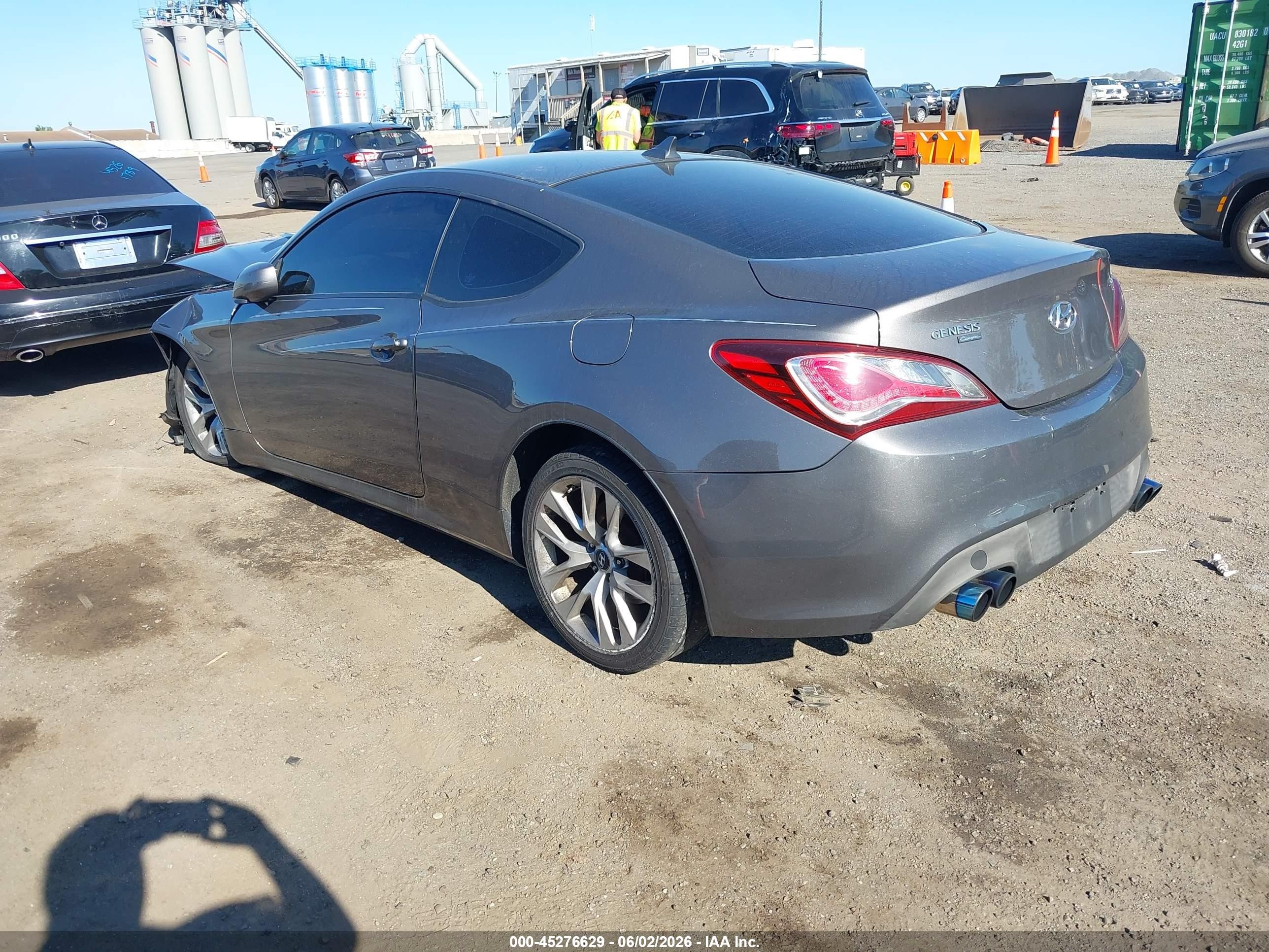 2013 Hyundai Genesis 2.0t Gray vin: KMHHT6KD6DU094103