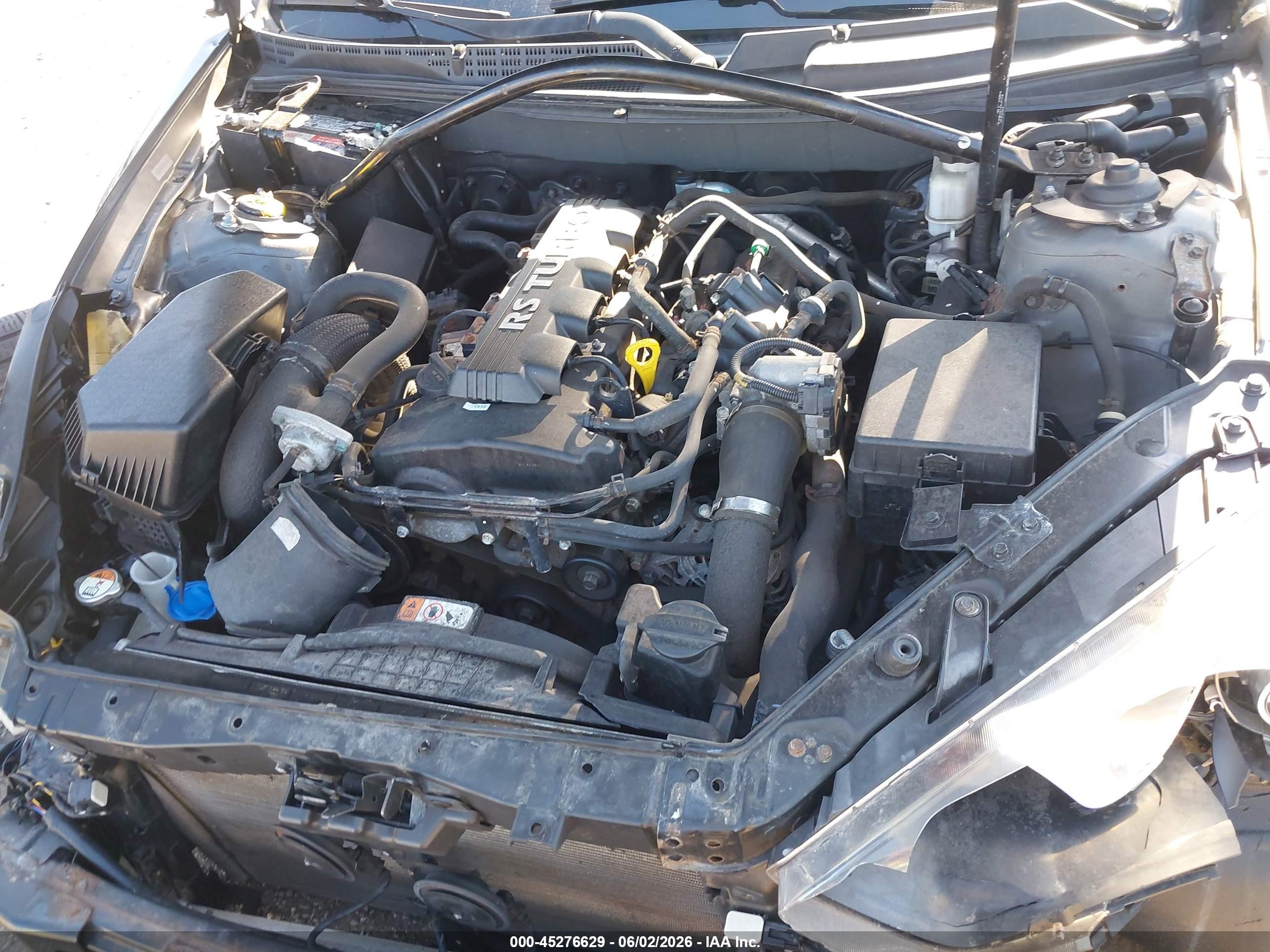 2013 Hyundai Genesis 2.0t Gray vin: KMHHT6KD6DU094103