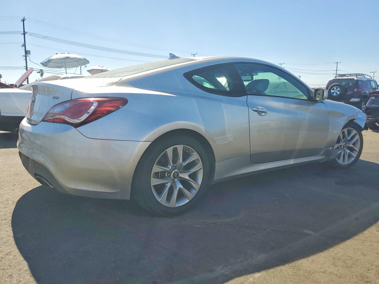2013 Hyundai Genesis Coupe 2.0t Premium Silver vin: KMHHT6KD6DU097521