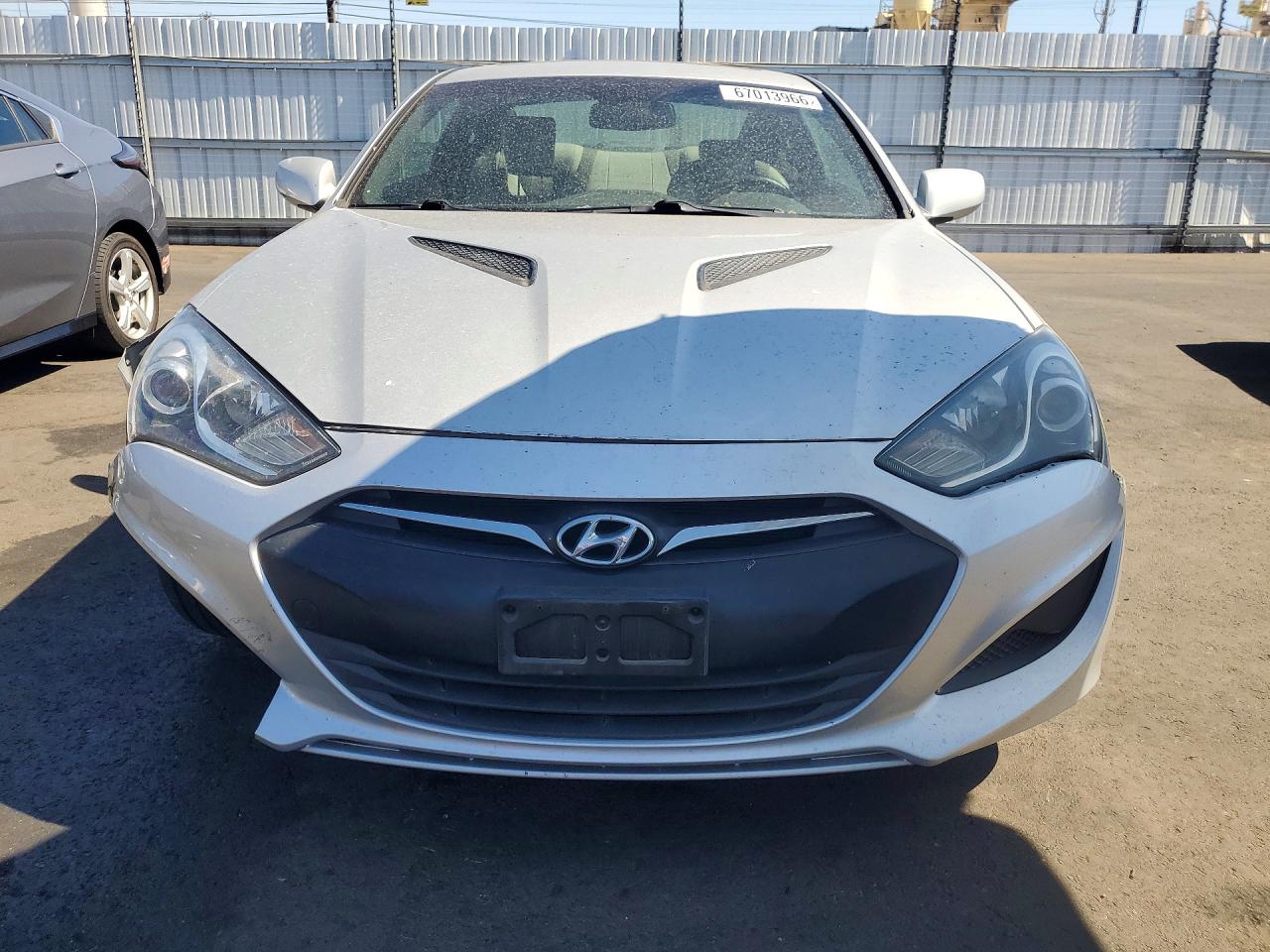 2013 Hyundai Genesis Coupe 2.0t Premium Silver vin: KMHHT6KD6DU097521
