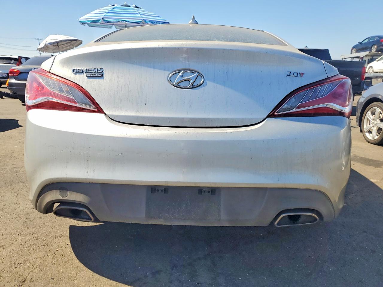 2013 Hyundai Genesis Coupe 2.0t Premium Silver vin: KMHHT6KD6DU097521