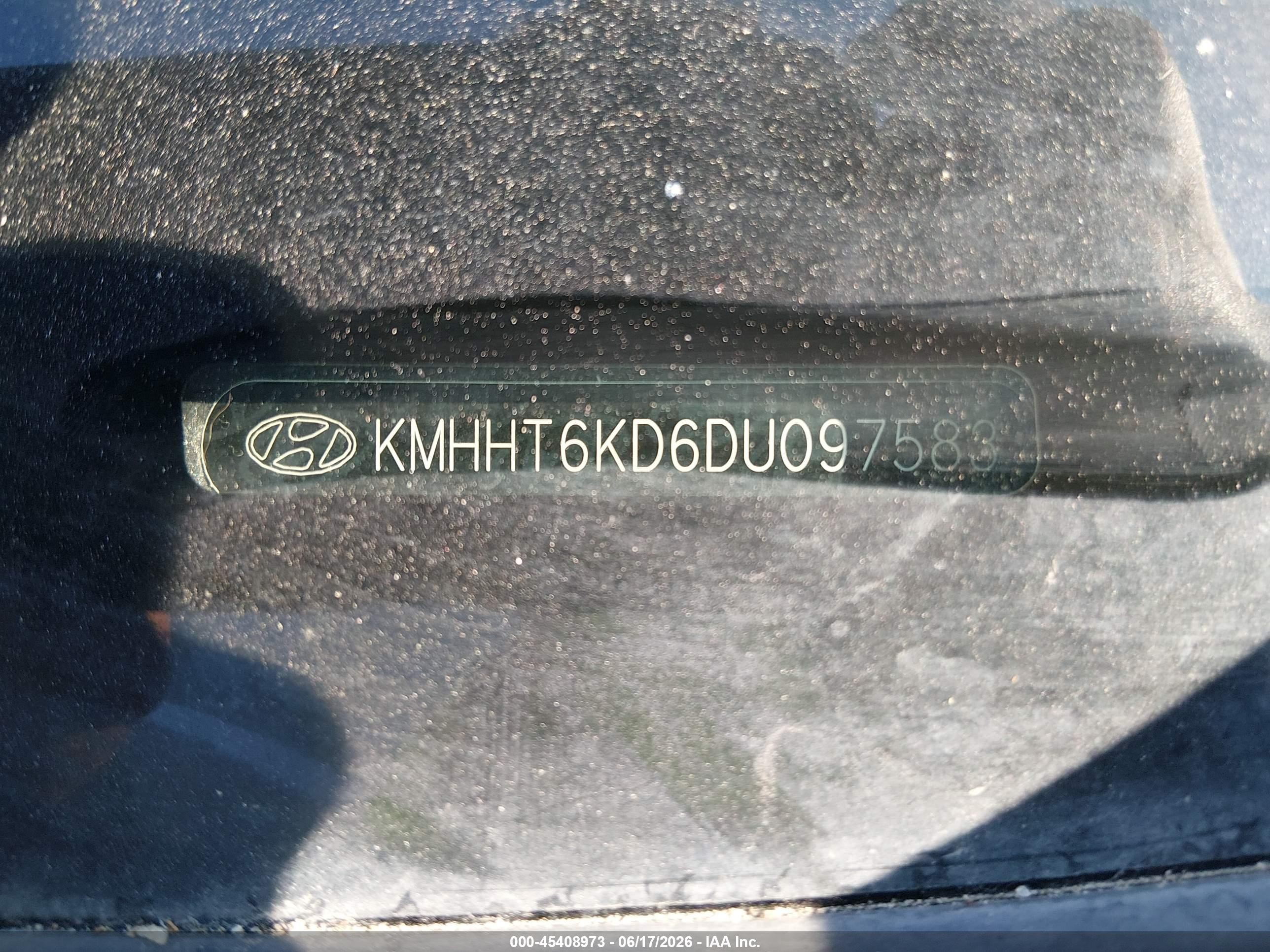 2013 Hyundai Genesis 2.0t Gray vin: KMHHT6KD6DU097583