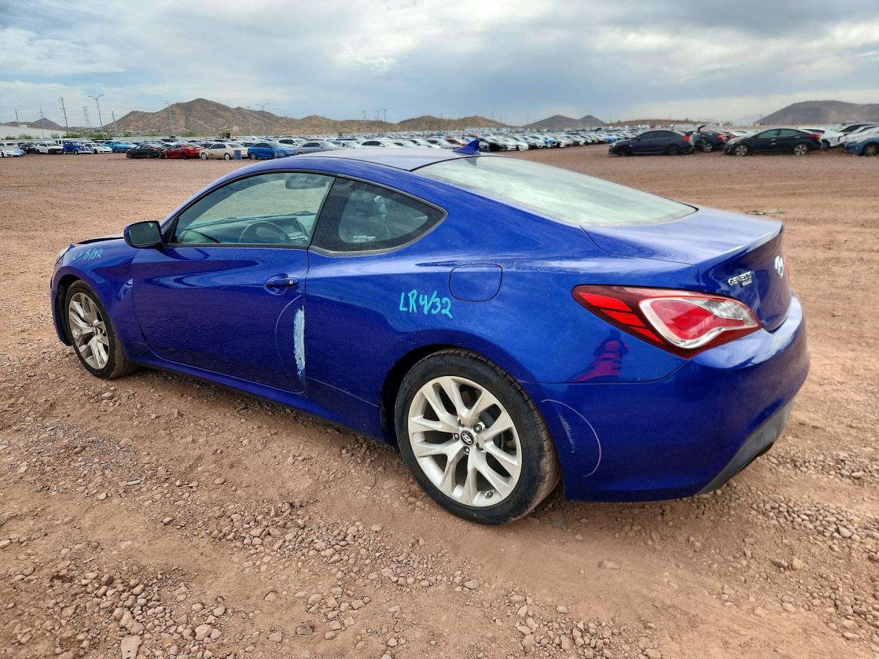 2013 Hyundai Genesis Coupe 2.0t Blue vin: KMHHT6KD6DU104497
