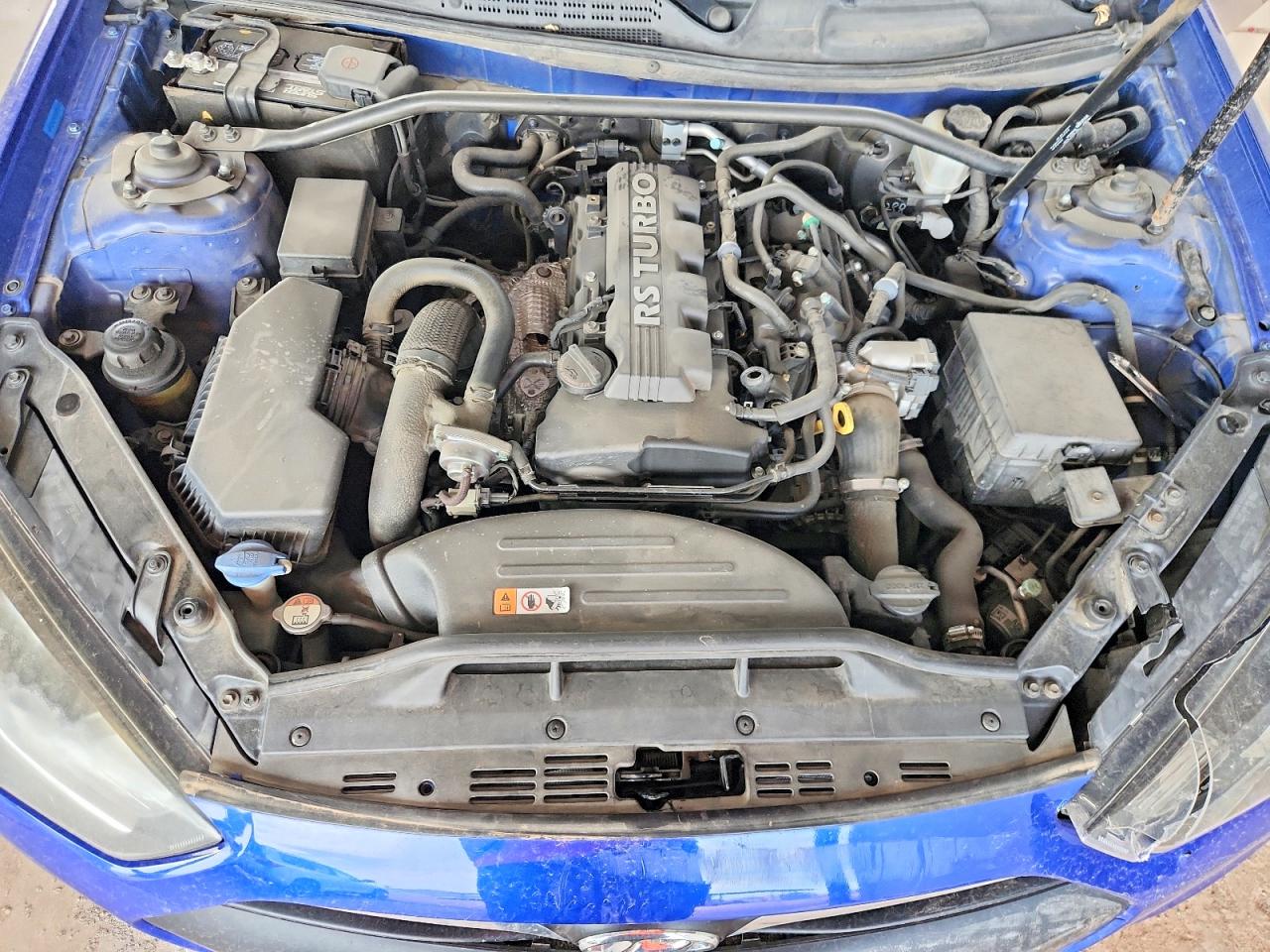 2013 Hyundai Genesis Coupe 2.0t Blue vin: KMHHT6KD6DU104497