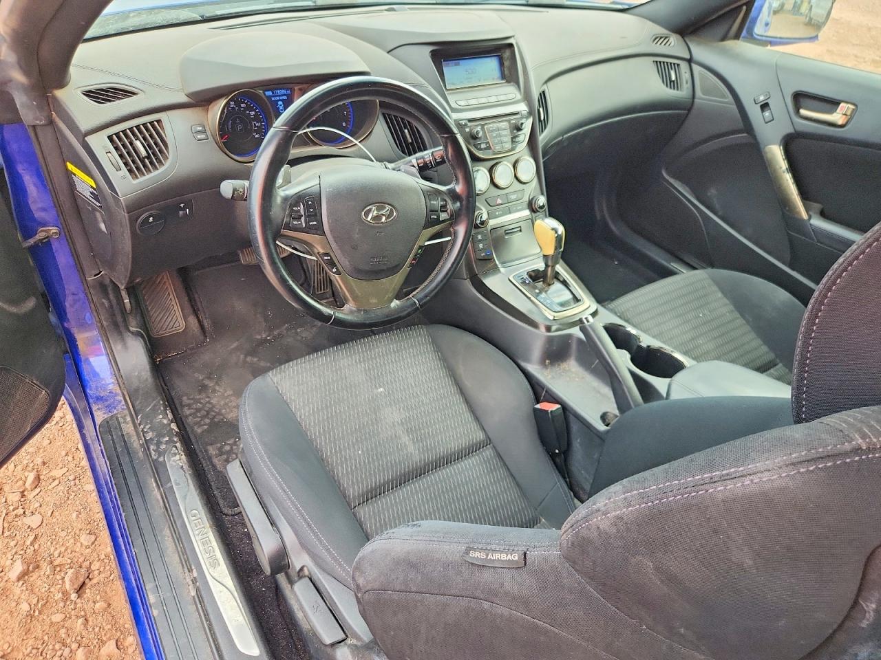 2013 Hyundai Genesis Coupe 2.0t Blue vin: KMHHT6KD6DU104497