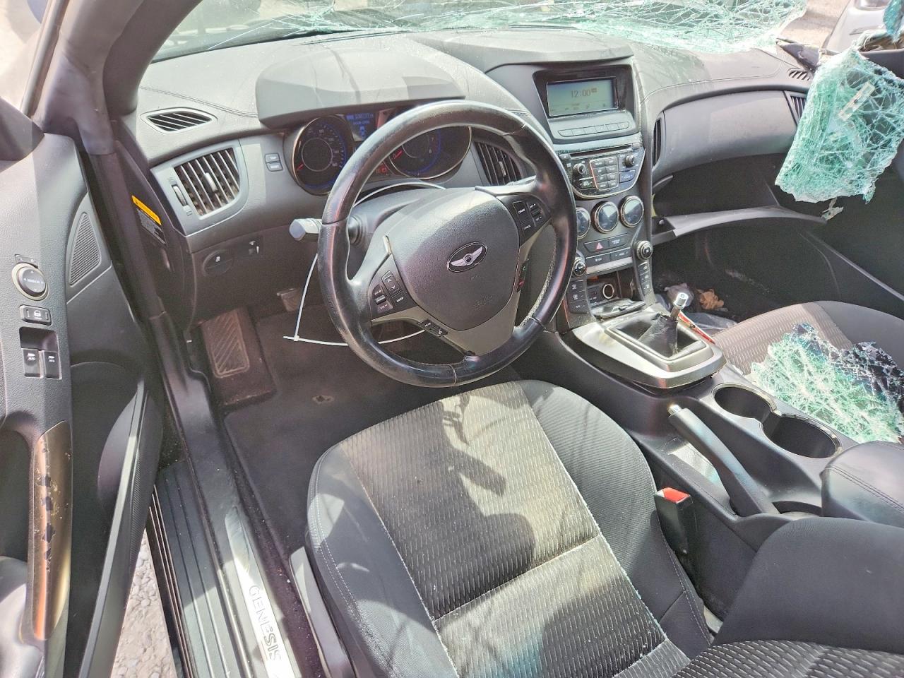 2013 Hyundai Genesis Coupe 2.0t Черный vin: KMHHT6KD6DU109635