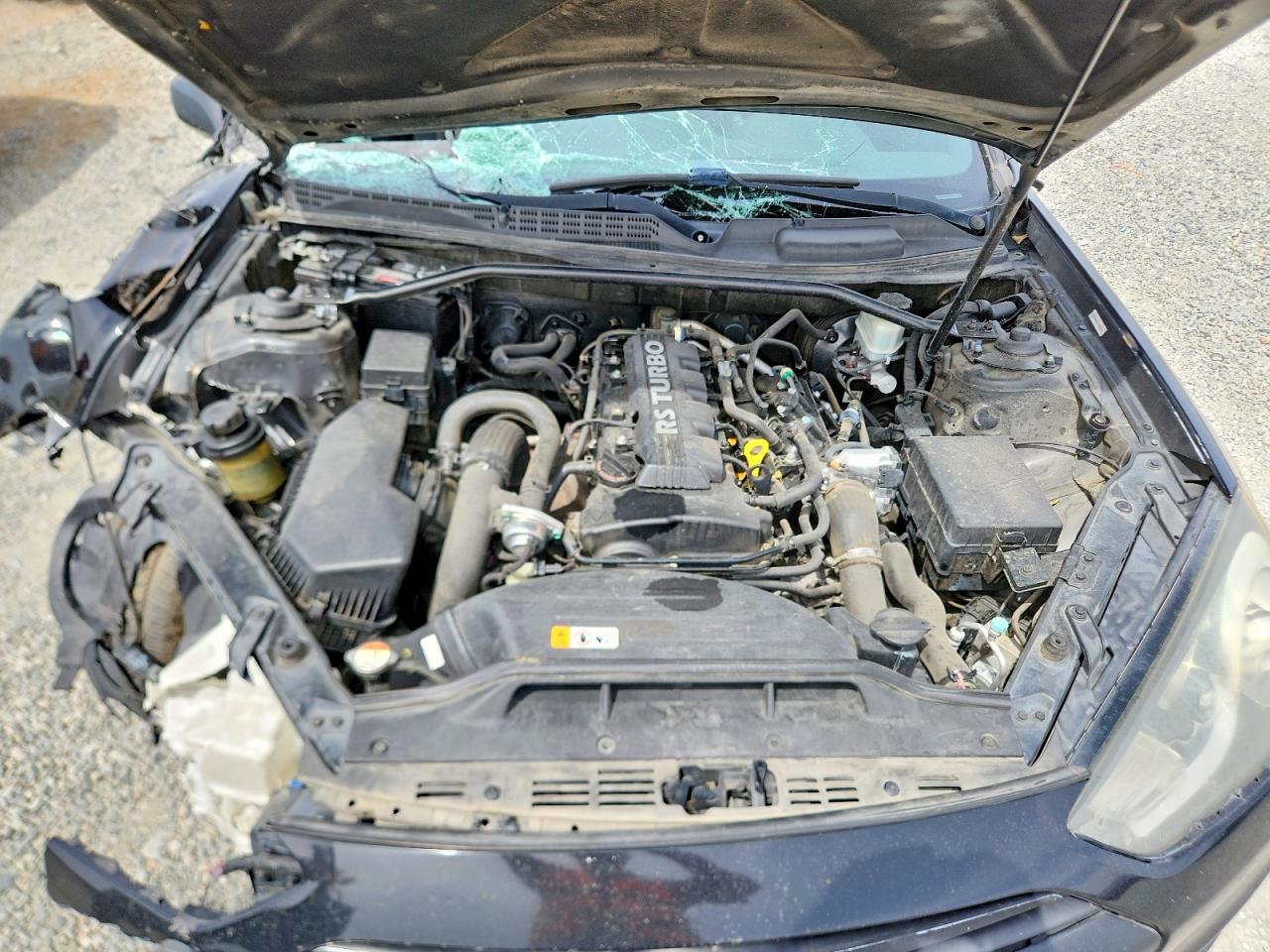 2013 Hyundai Genesis Coupe 2.0t Черный vin: KMHHT6KD6DU109635