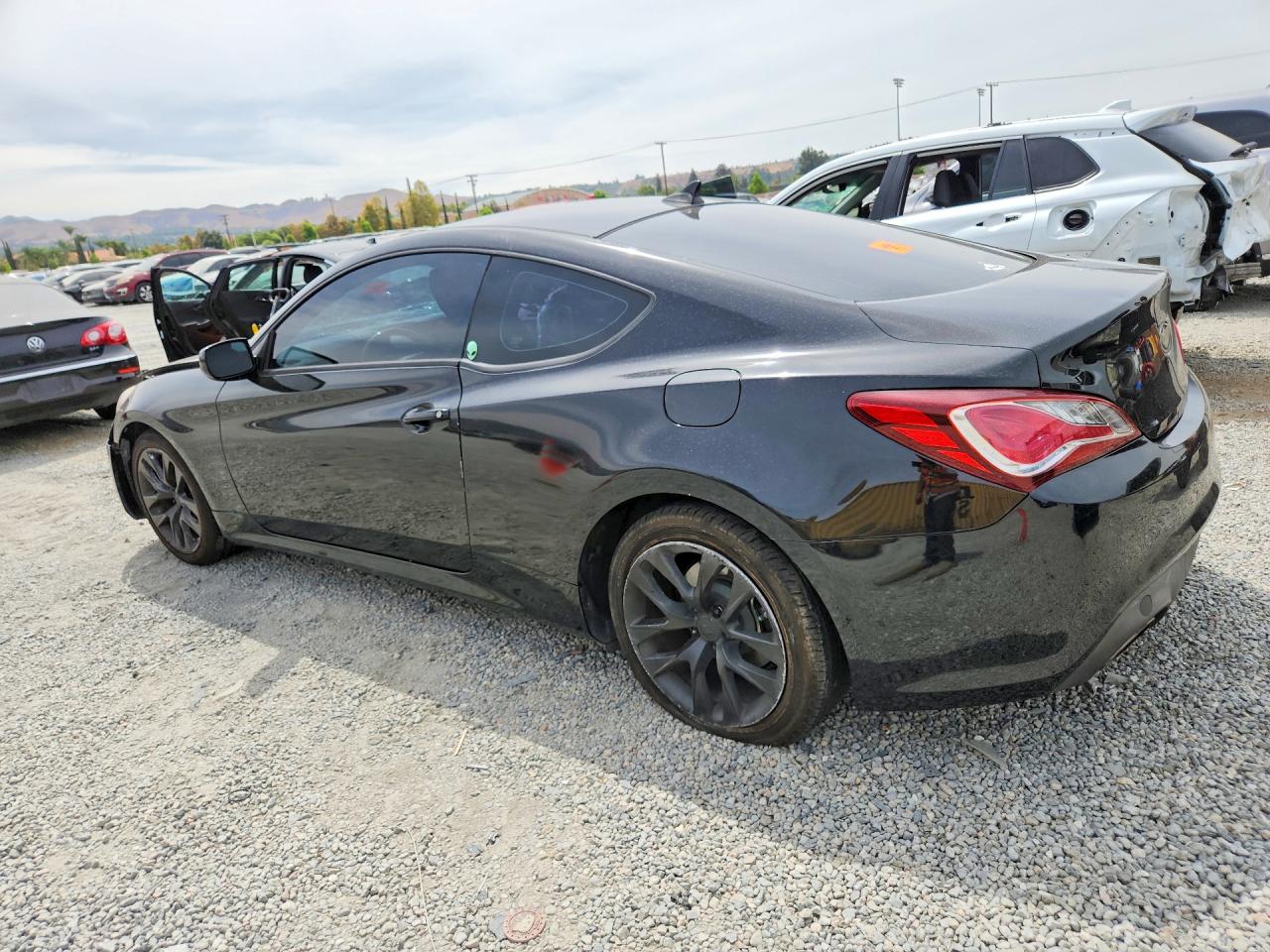 2013 Hyundai Genesis Coupe 2.0t Черный vin: KMHHT6KD6DU109635