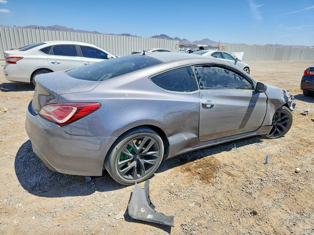 2014 Hyundai Genesis Coupe 2.0t Gray vin: KMHHT6KD6EU115601