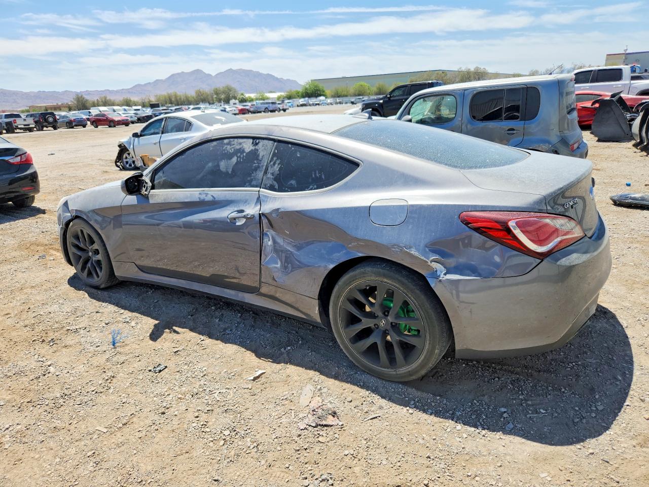 2014 Hyundai Genesis Coupe 2.0t Gray vin: KMHHT6KD6EU115601