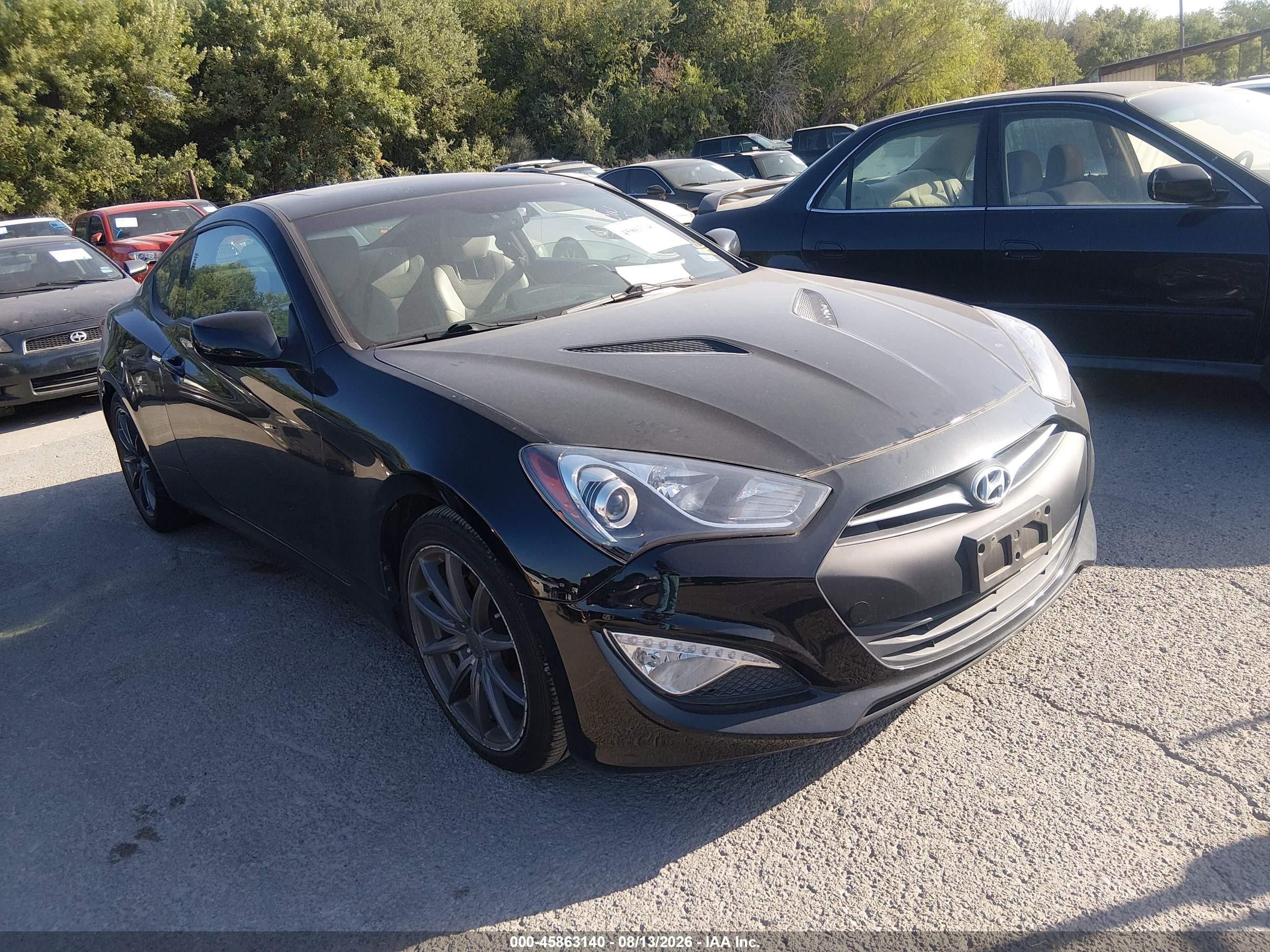 2014 Hyundai Genesis 2.0t Premium Черный vin: KMHHT6KD6EU121477