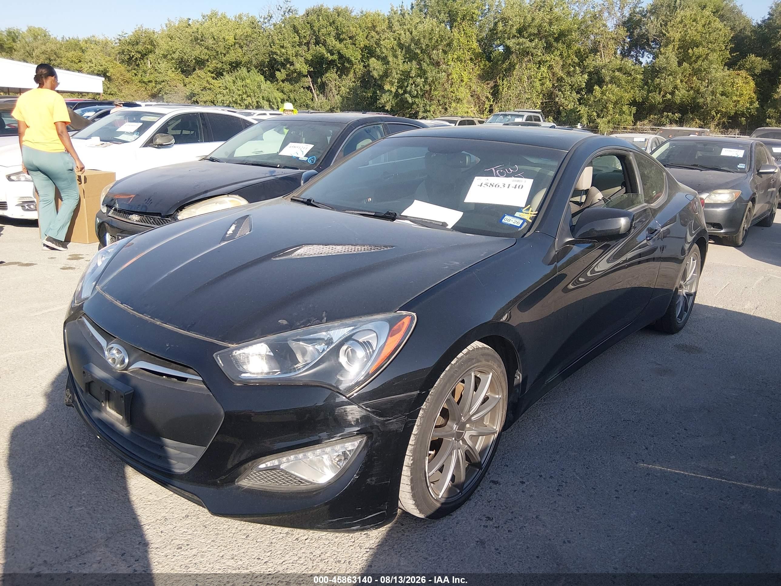 2014 Hyundai Genesis 2.0t Premium Black vin: KMHHT6KD6EU121477