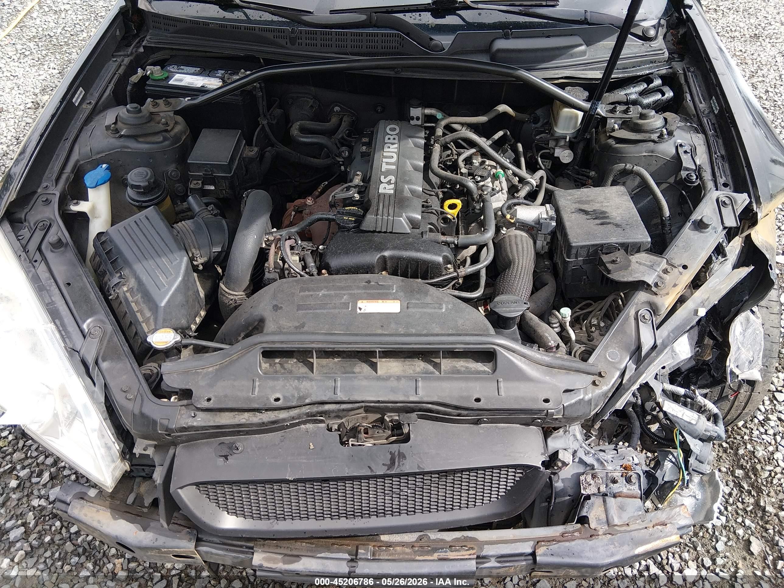 2010 Hyundai Genesis 2.0t Black vin: KMHHT6KD7AU028512