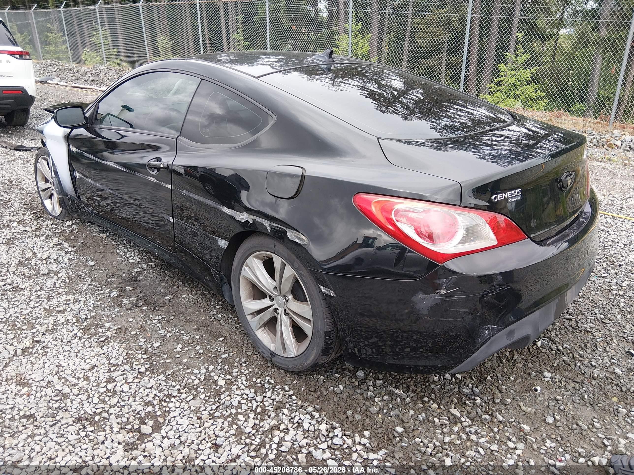 2010 Hyundai Genesis 2.0t Black vin: KMHHT6KD7AU028512