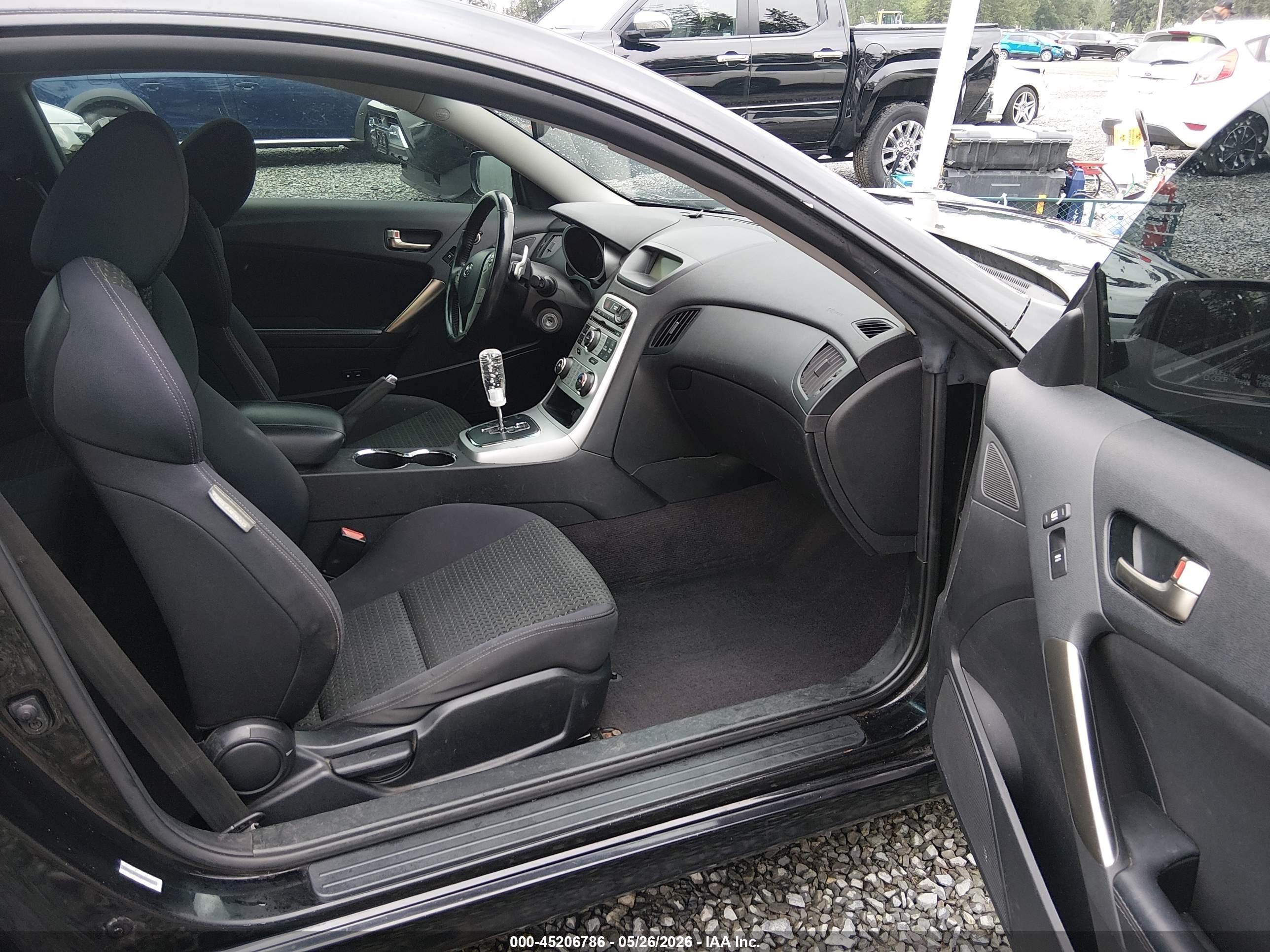 2010 Hyundai Genesis 2.0t Black vin: KMHHT6KD7AU028512