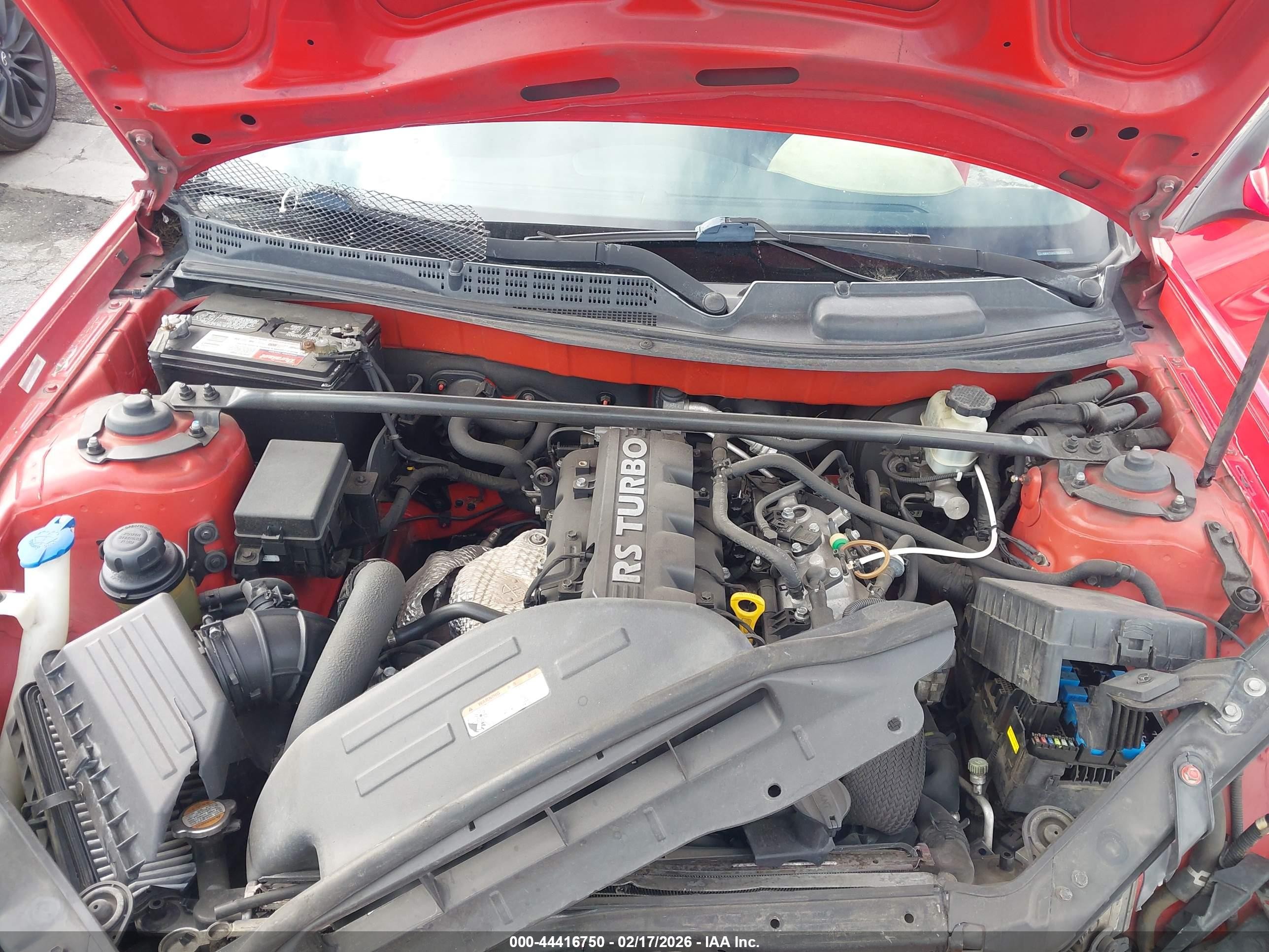 2010 Hyundai Genesis 2.0t Red vin: KMHHT6KD7AU035413