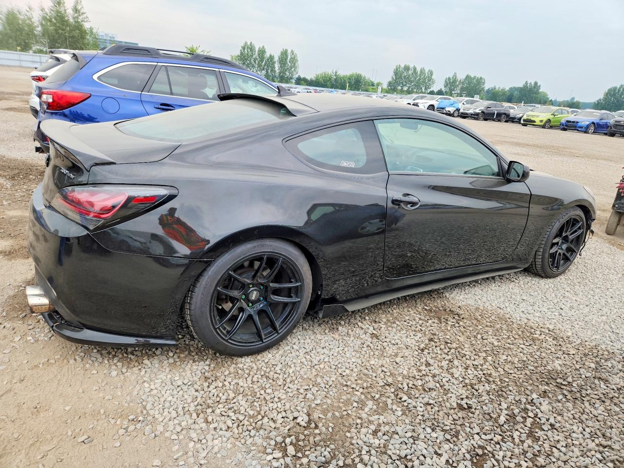 2010 Hyundai Genesis Black vin: KMHHT6KD7AU036433