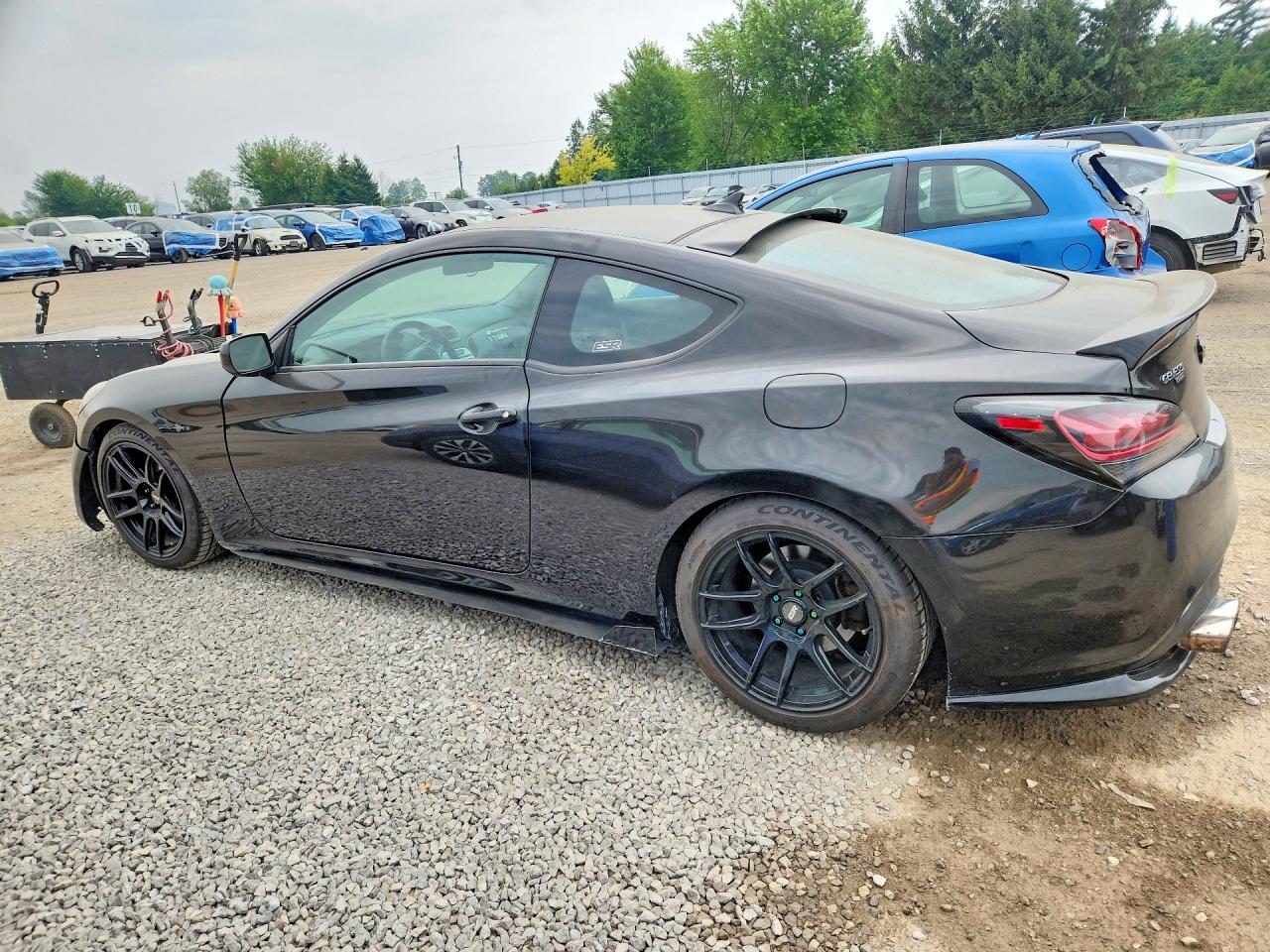 2010 Hyundai Genesis Black vin: KMHHT6KD7AU036433