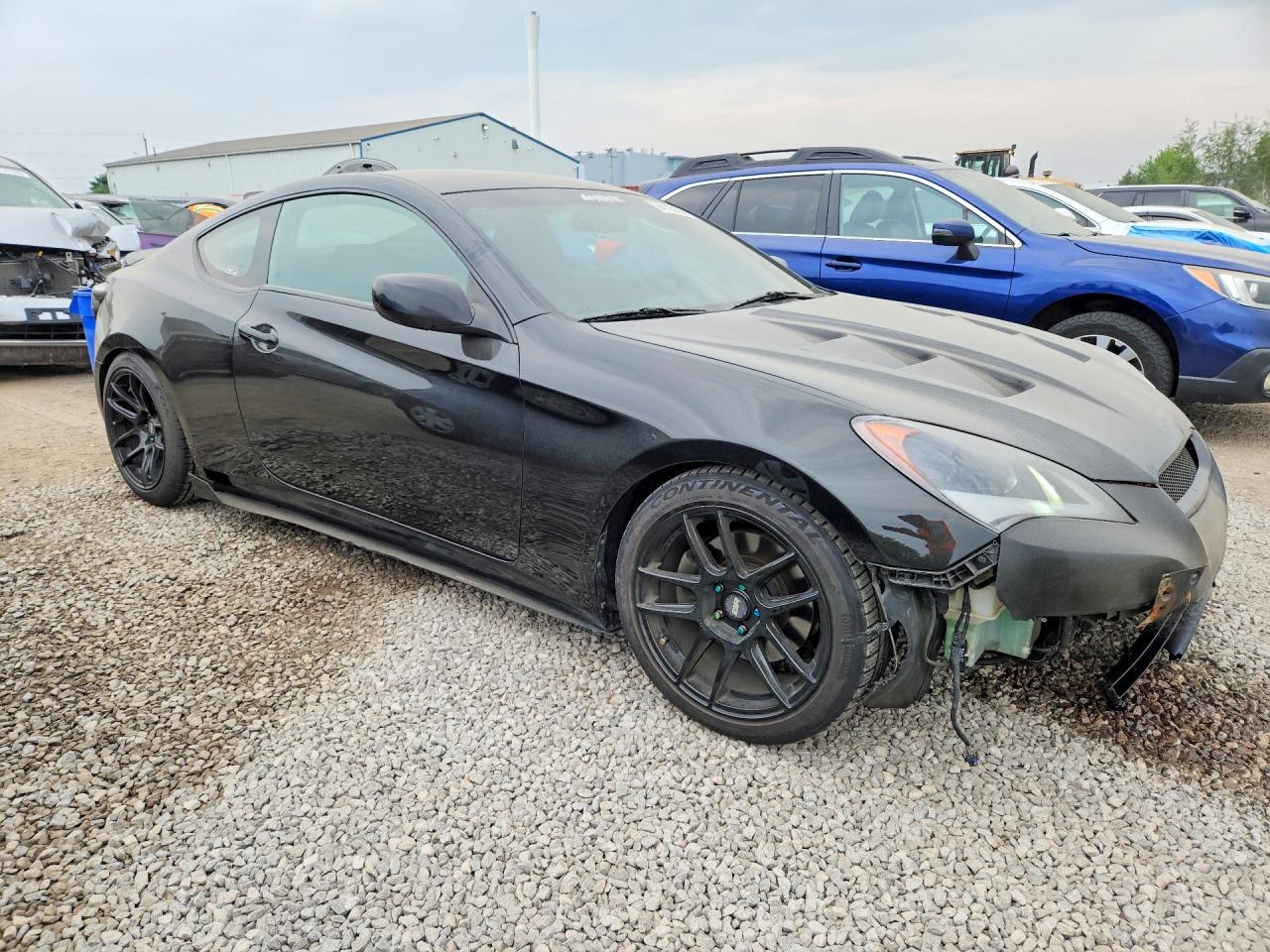 2010 Hyundai Genesis Black vin: KMHHT6KD7AU036433
