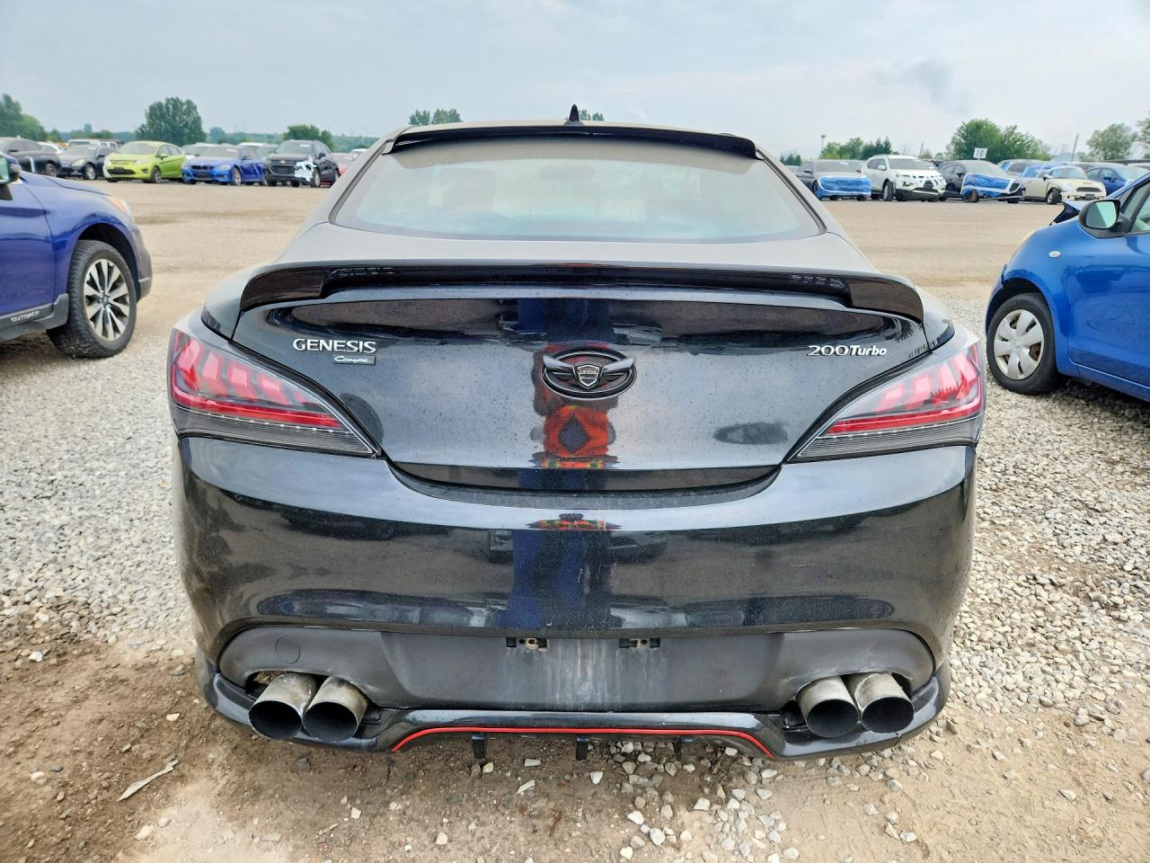 2010 Hyundai Genesis Black vin: KMHHT6KD7AU036433