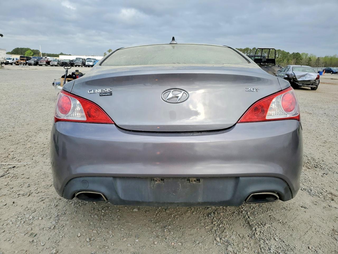 2012 Hyundai Genesis Coupe 2.0t Gray vin: KMHHT6KD7CU074554