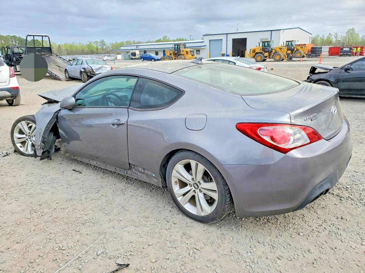 2012 Hyundai Genesis Coupe 2.0t Gray vin: KMHHT6KD7CU074554