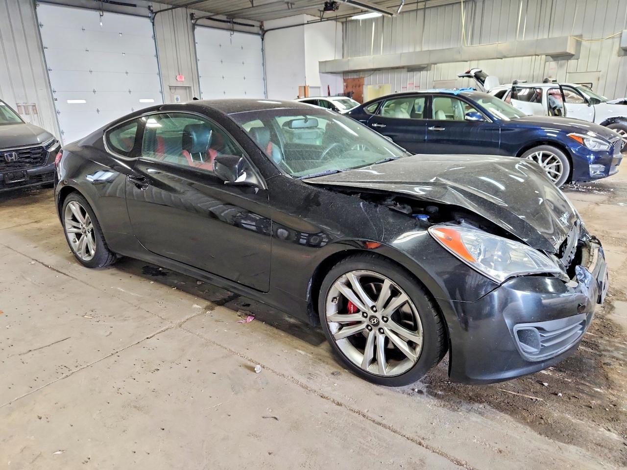 2012 Hyundai Genesis Coupe 2.0t Black vin: KMHHT6KD7CU075395