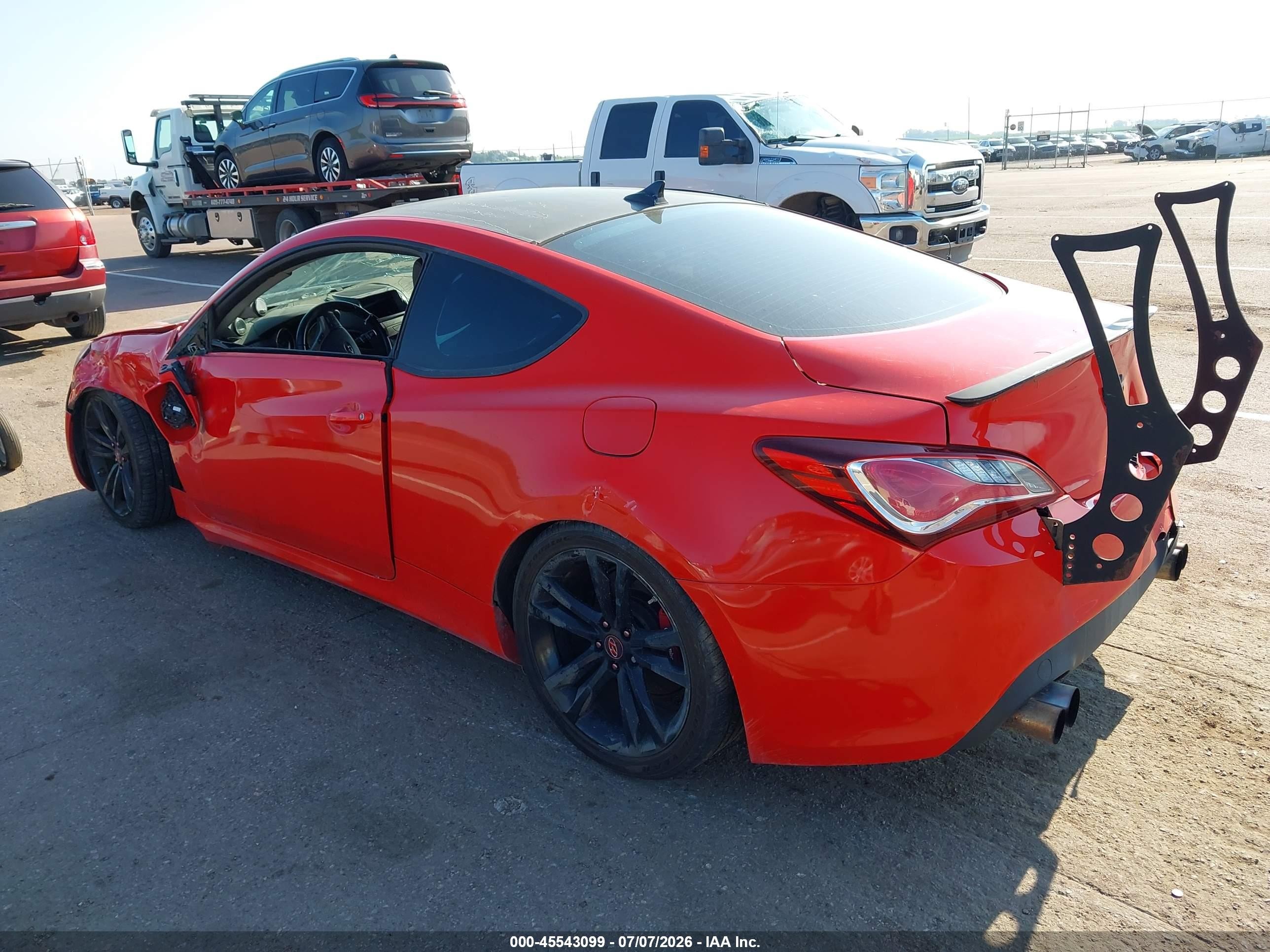 2012 Hyundai Genesis 2.0t R-spec Red vin: KMHHT6KD7CU076112