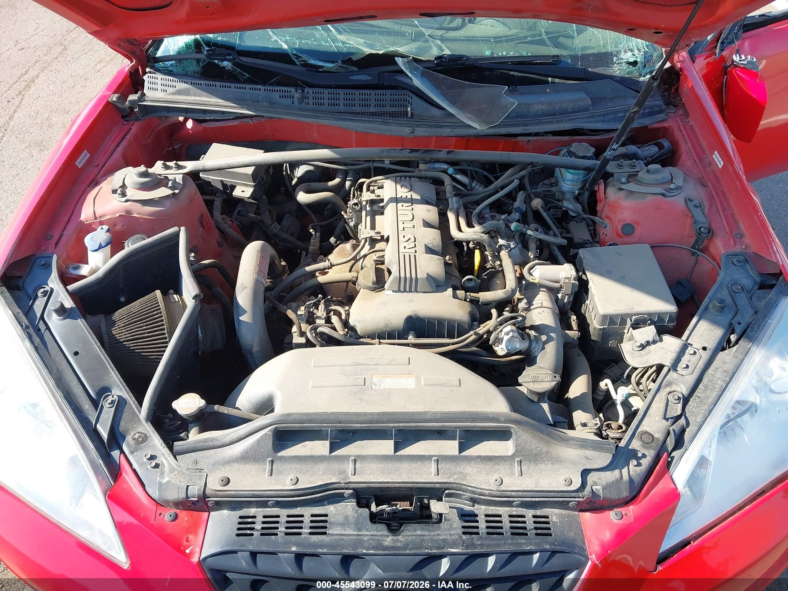 2012 Hyundai Genesis 2.0t R-spec Red vin: KMHHT6KD7CU076112