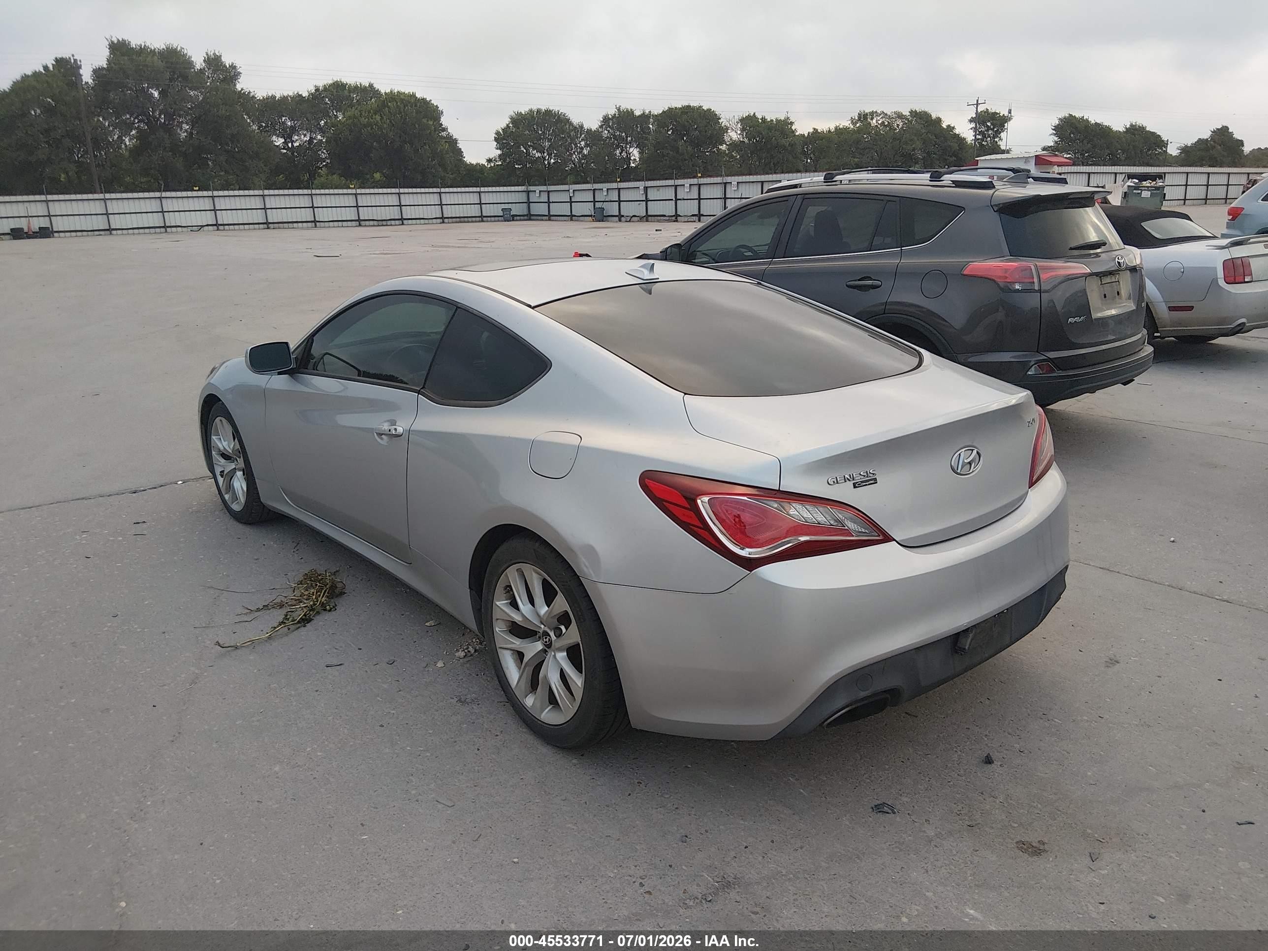 2013 Hyundai Genesis 2.0t Premium Silver vin: KMHHT6KD7DU083868