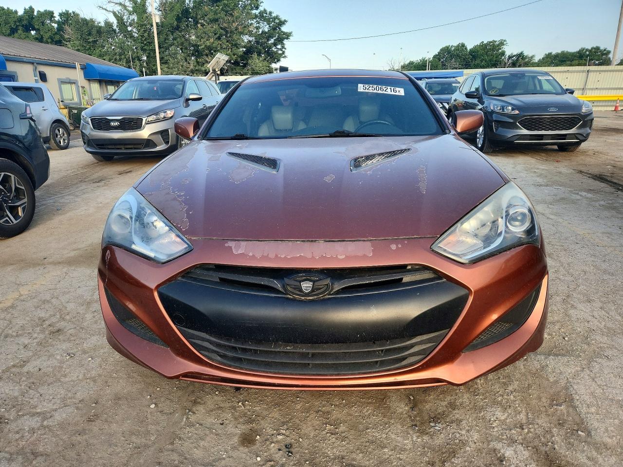 2013 Hyundai Genesis Coupe 2.0t Orange vin: KMHHT6KD7DU089461