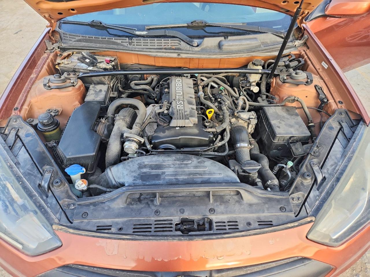 2013 Hyundai Genesis Coupe 2.0t Orange vin: KMHHT6KD7DU089461