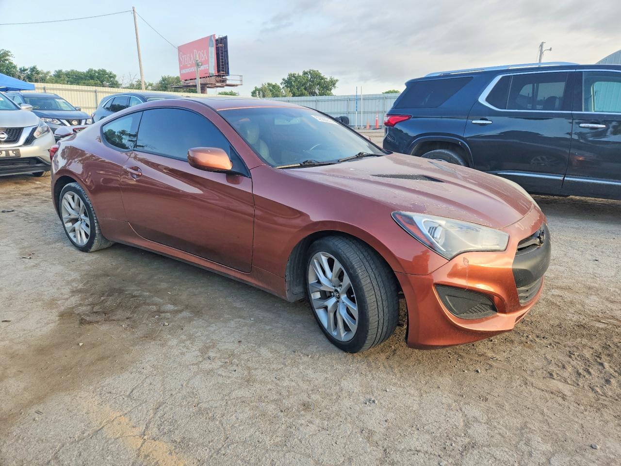 2013 Hyundai Genesis Coupe 2.0t Orange vin: KMHHT6KD7DU089461