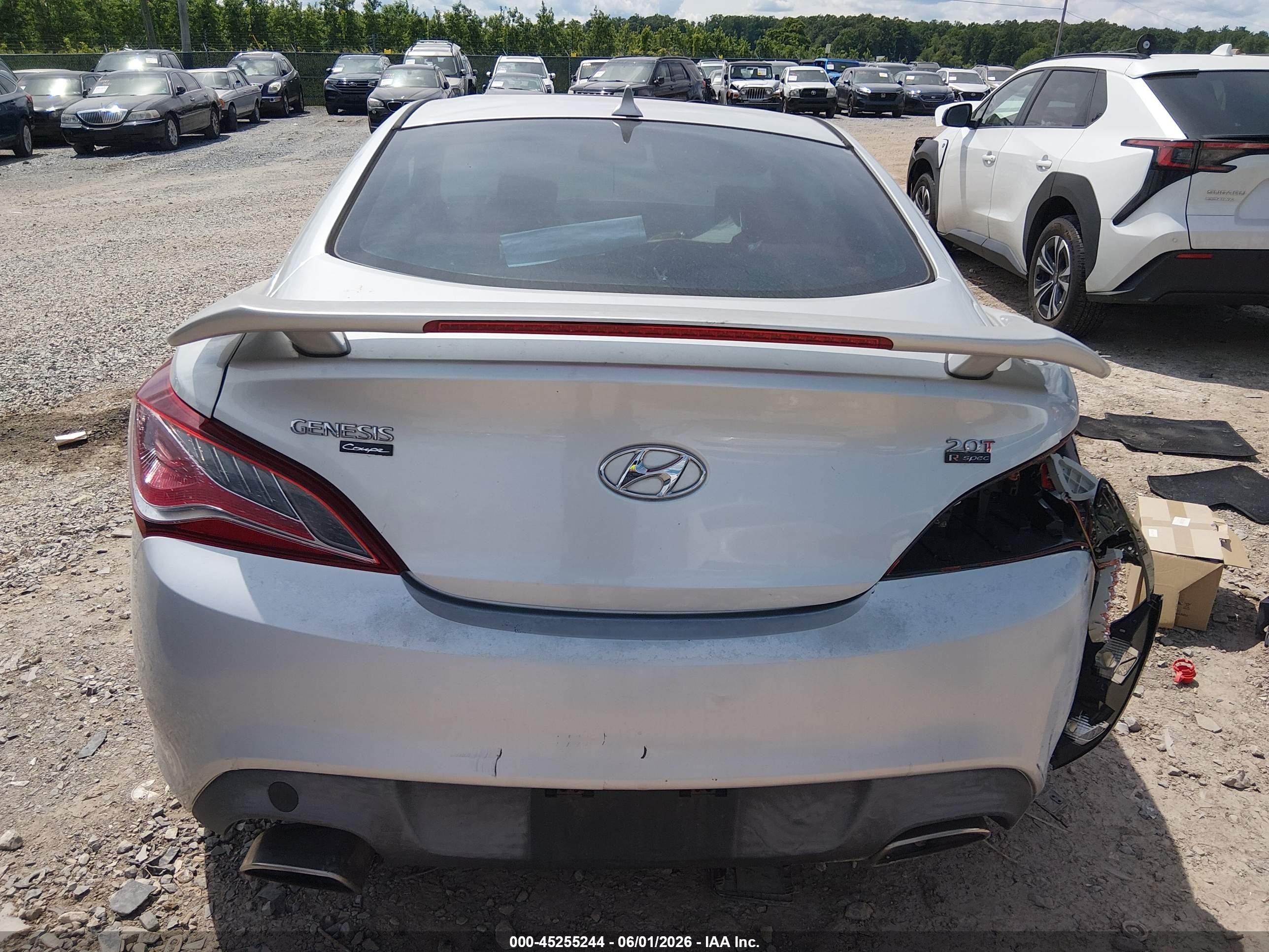 2013 Hyundai Genesis 2.0t/2.0t Premium/2.0t R-spec Серебряный vin: KMHHT6KD7DU093610