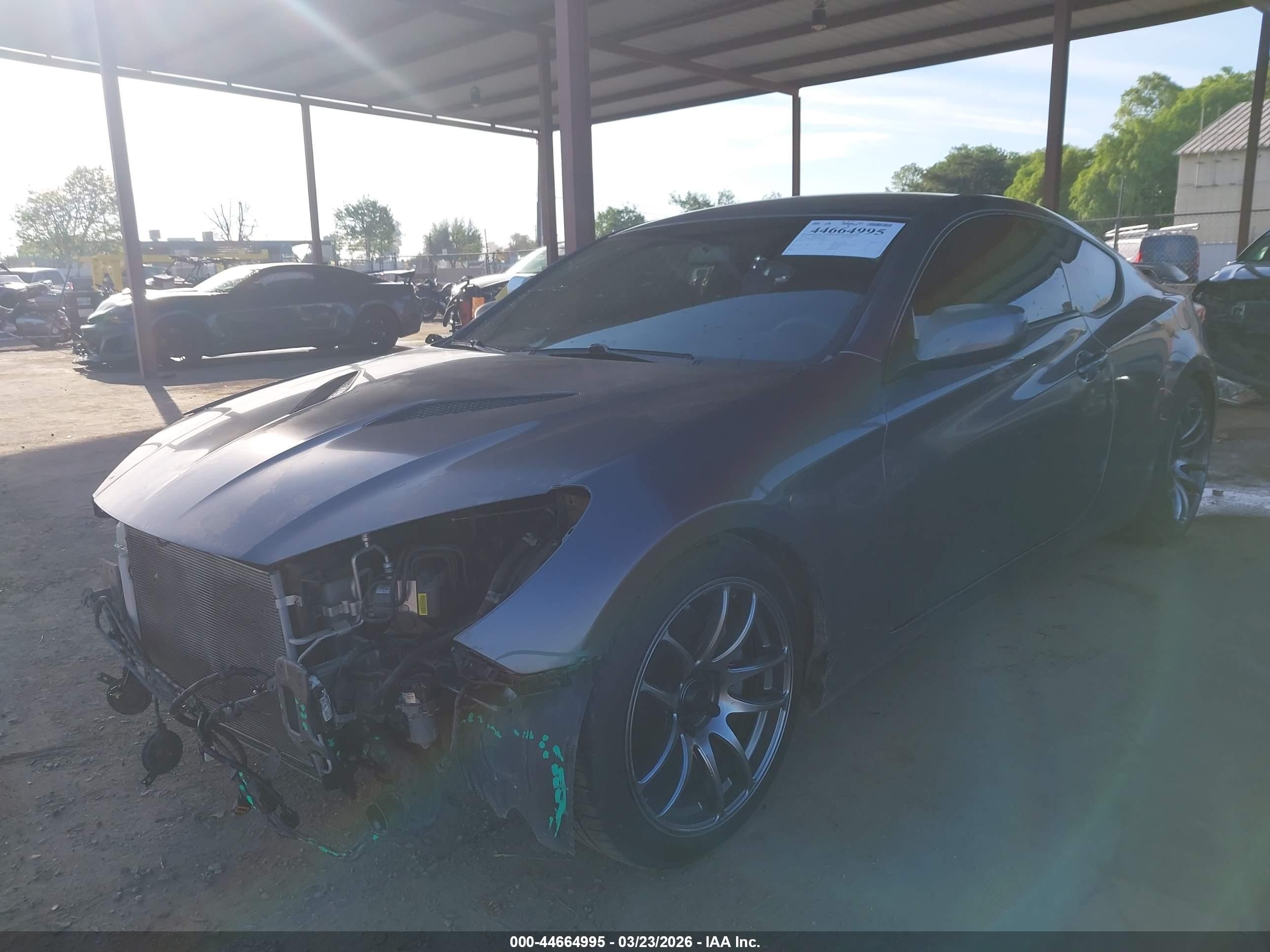 2013 Hyundai Genesis 2.0t Gray vin: KMHHT6KD7DU110664