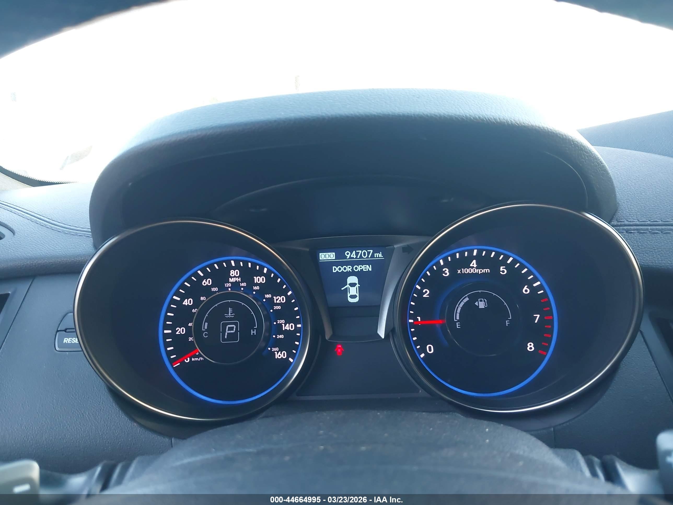 2013 Hyundai Genesis 2.0t Gray vin: KMHHT6KD7DU110664