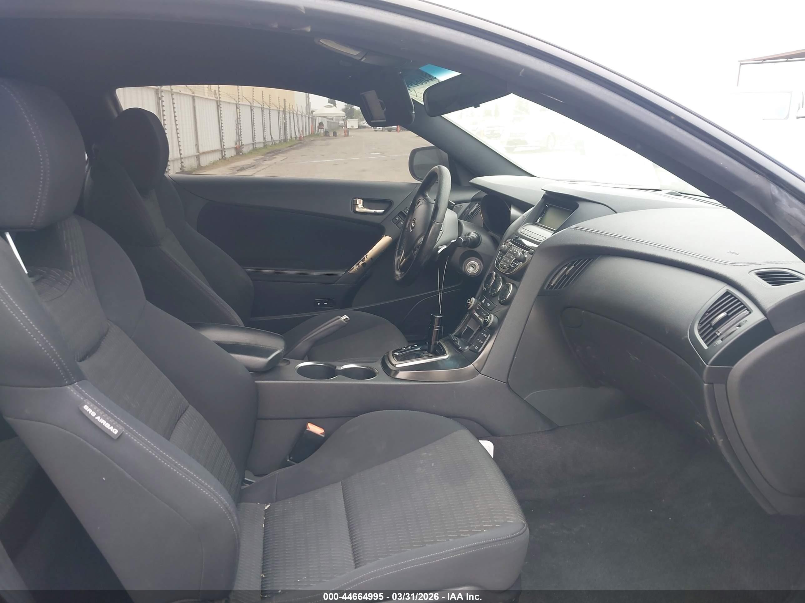 2013 Hyundai Genesis 2.0t Gray vin: KMHHT6KD7DU110664