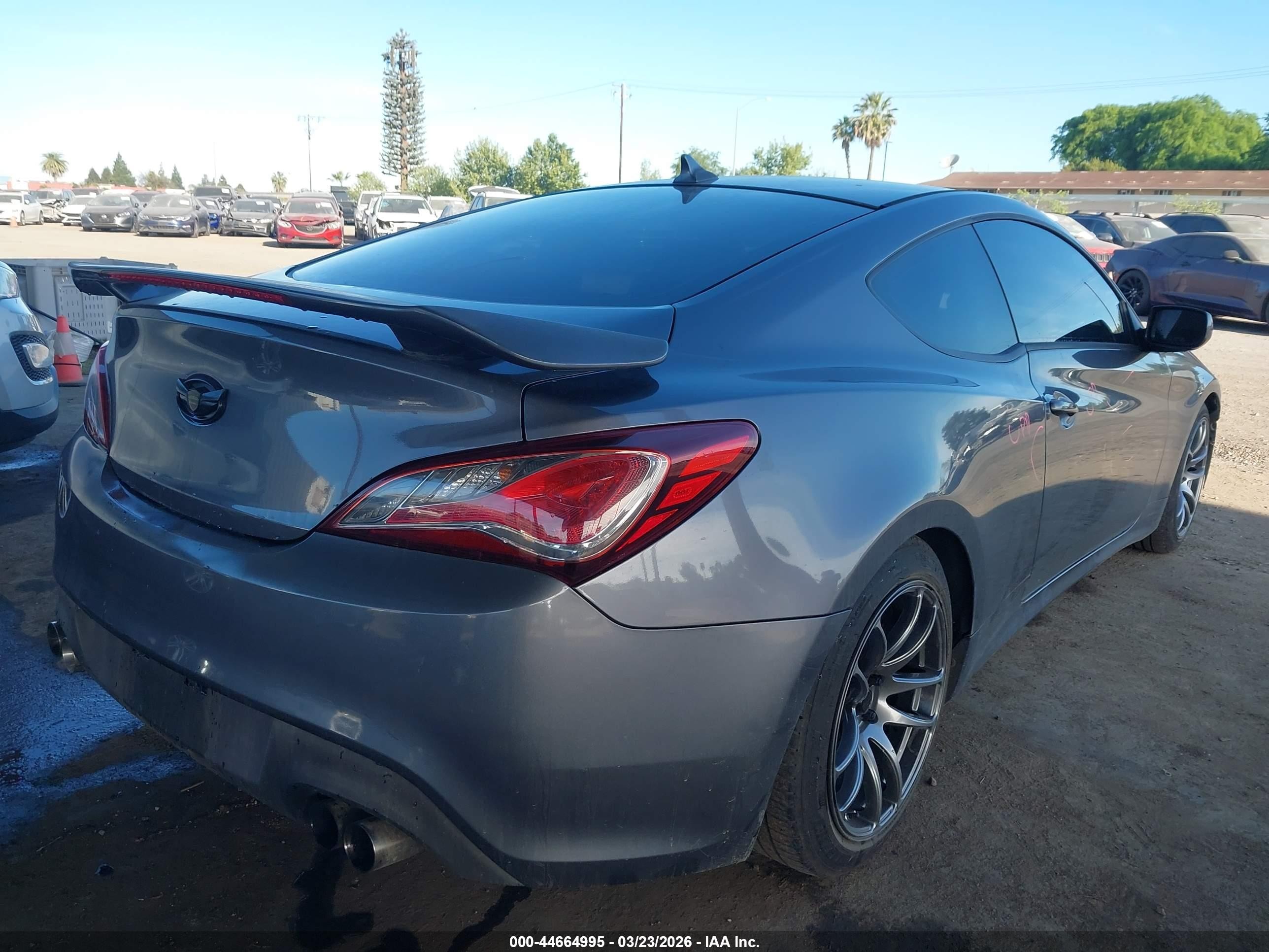 2013 Hyundai Genesis 2.0t Gray vin: KMHHT6KD7DU110664