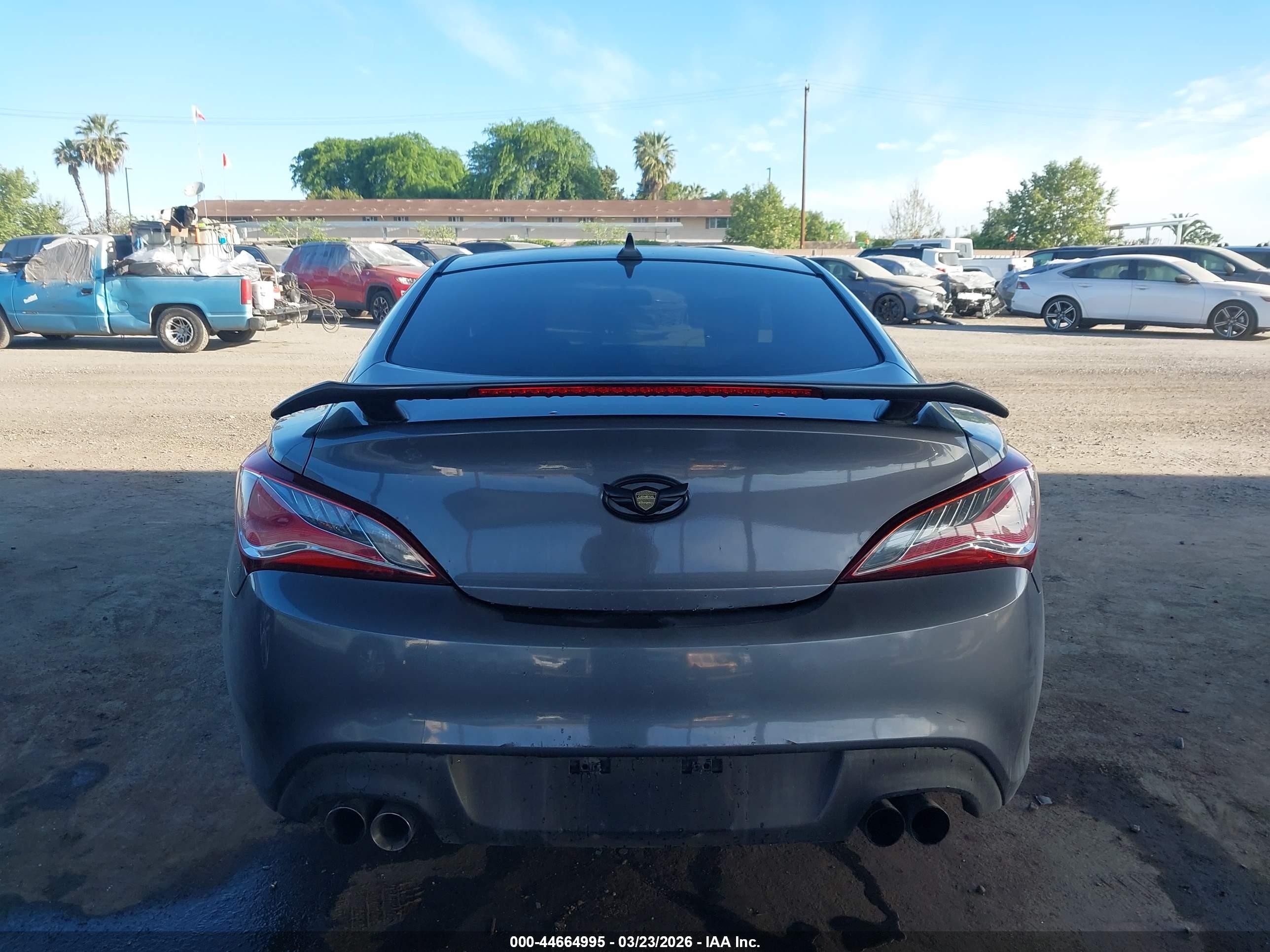 2013 Hyundai Genesis 2.0t Gray vin: KMHHT6KD7DU110664