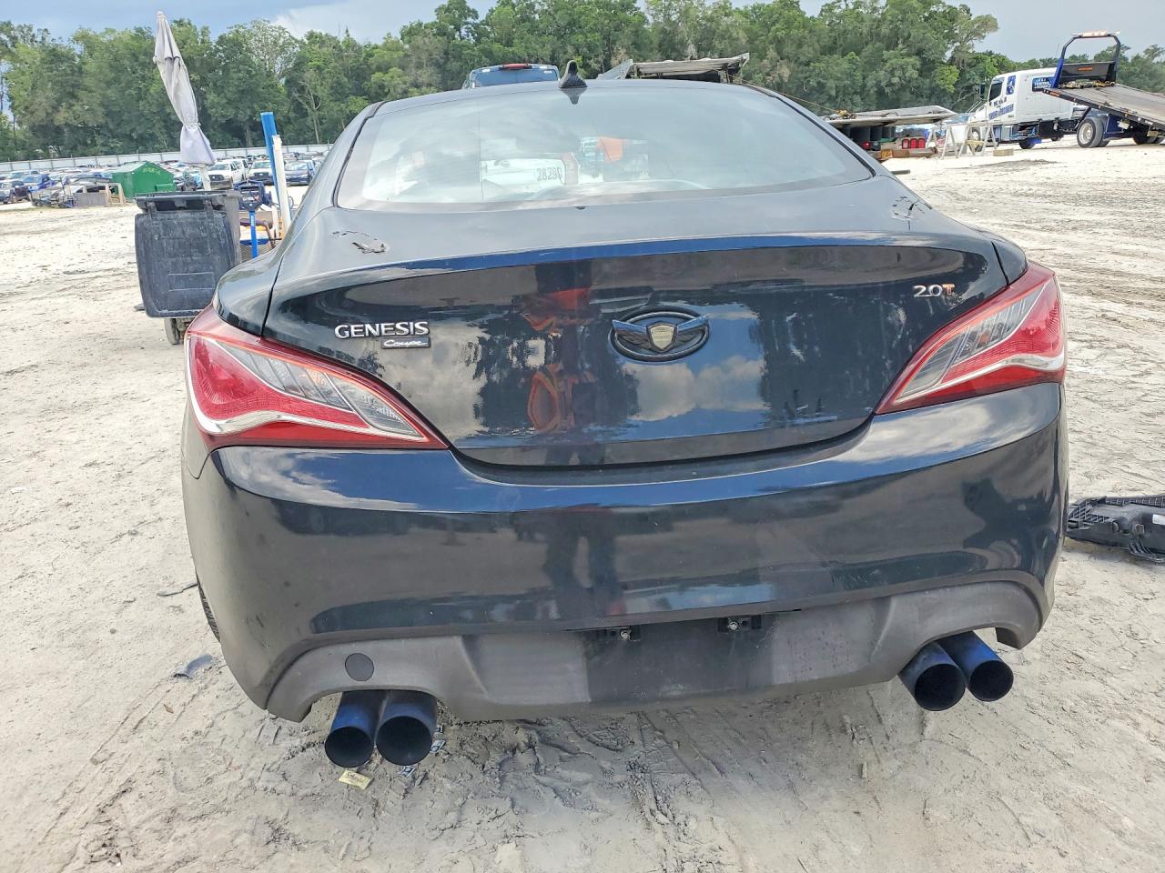2014 Hyundai Genesis Coupe 2.0t Black vin: KMHHT6KD7EU113713